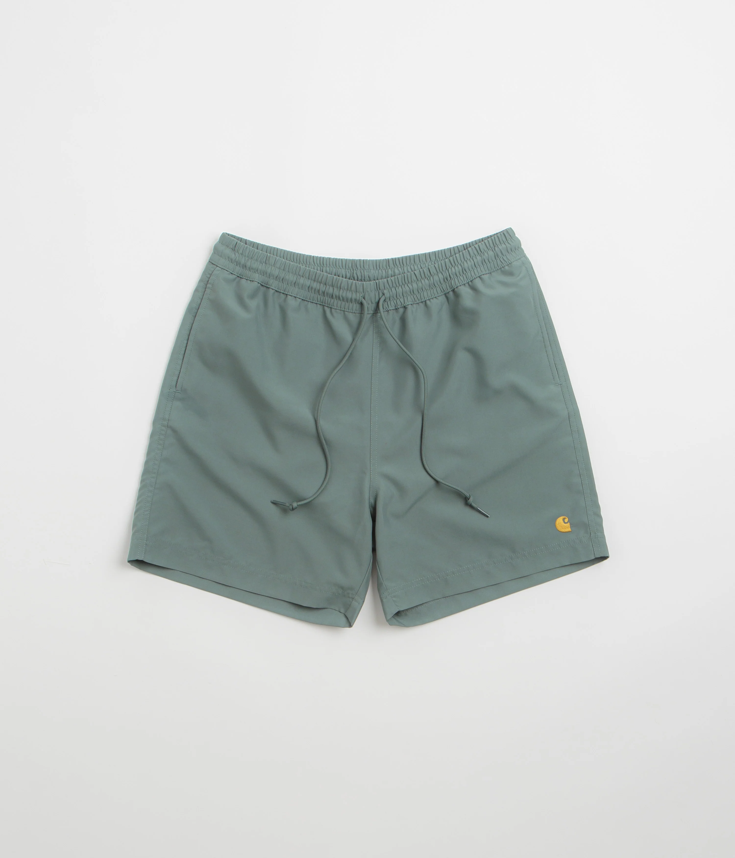 Carhartt Chase Swim Trunks - Velvet Green / Gold