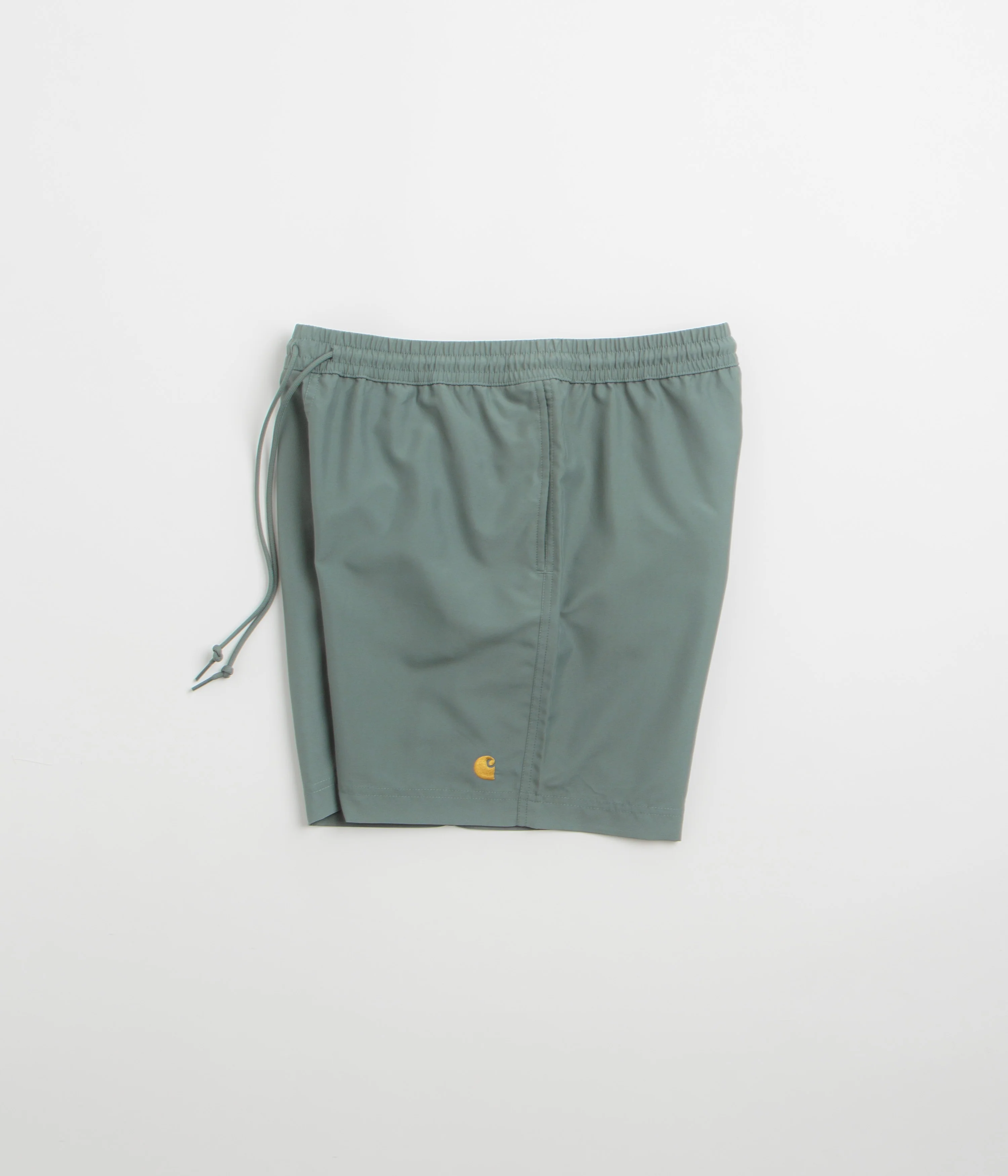 Carhartt Chase Swim Trunks - Velvet Green / Gold - Image 2