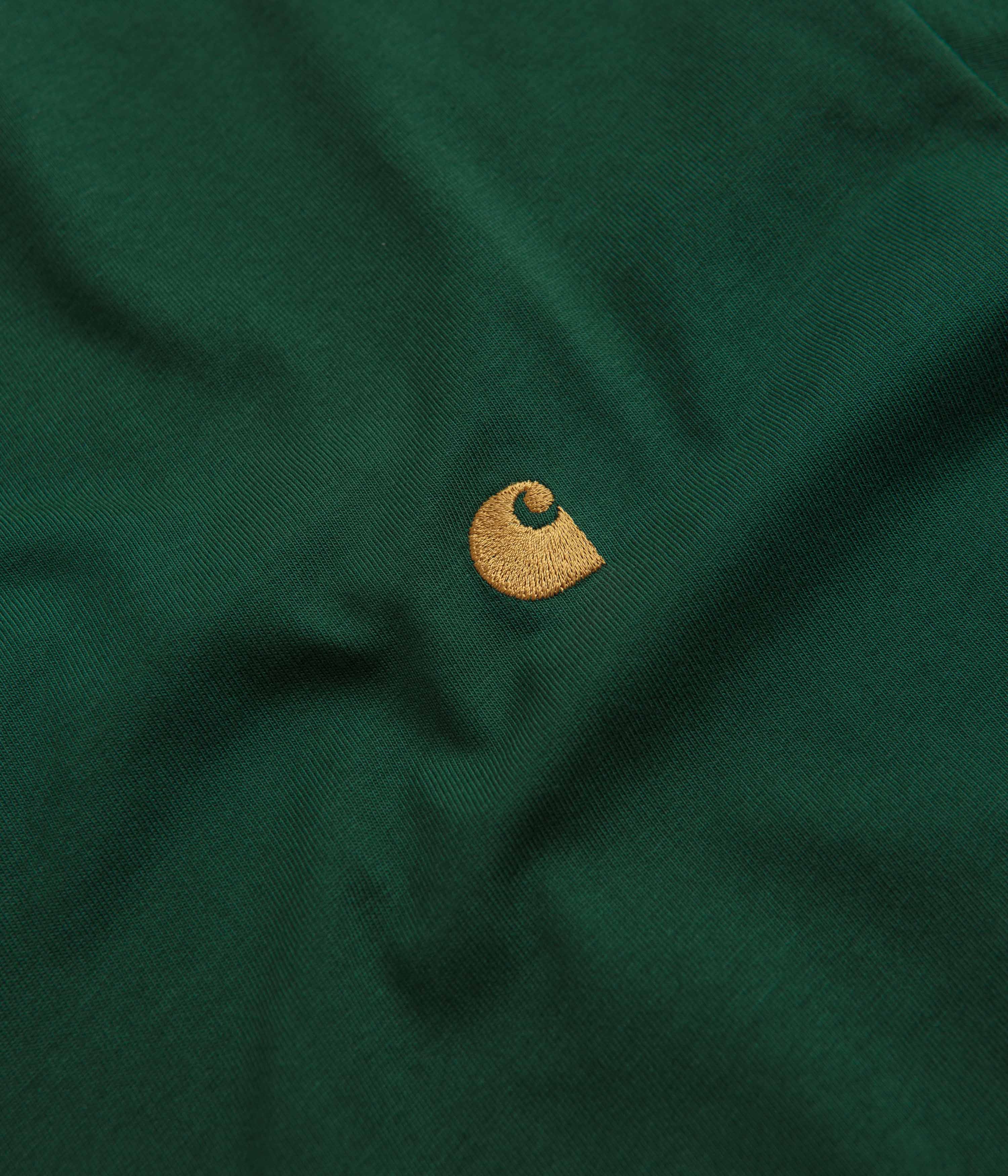 Carhartt Chase T-Shirt - Chervil / Gold - Image 2