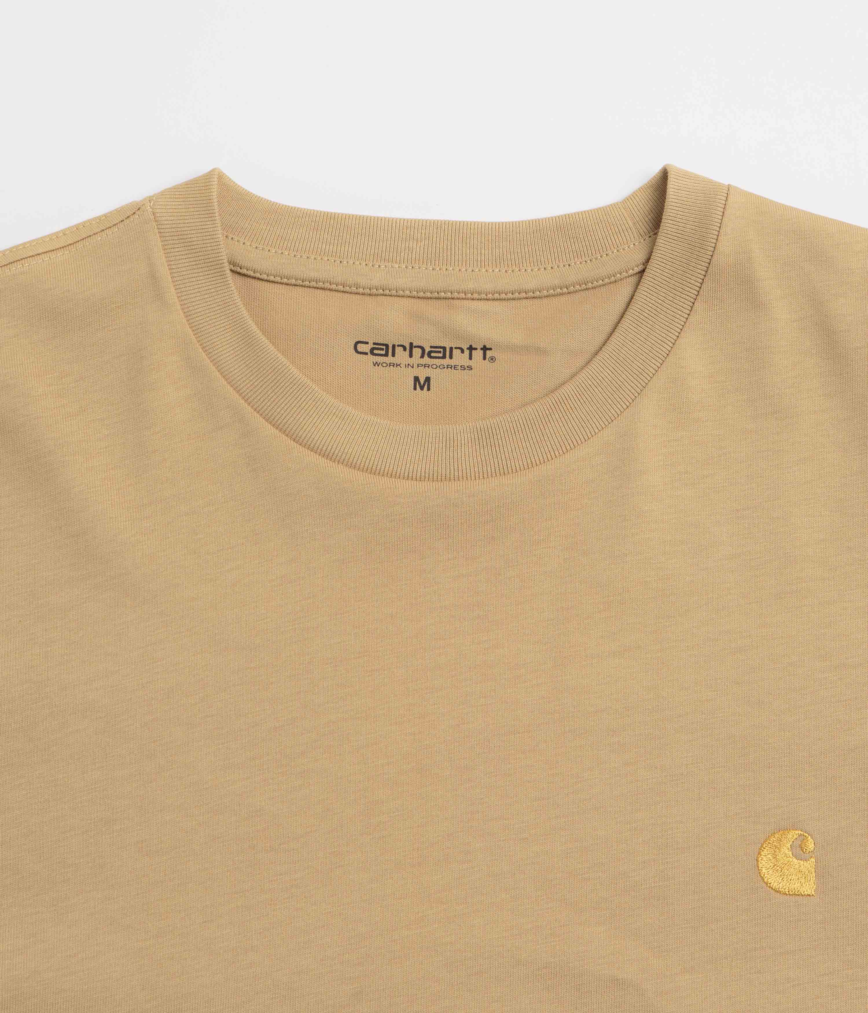 Carhartt Chase T-Shirt - Dusty Hamilton Brown / Gold - Image 2