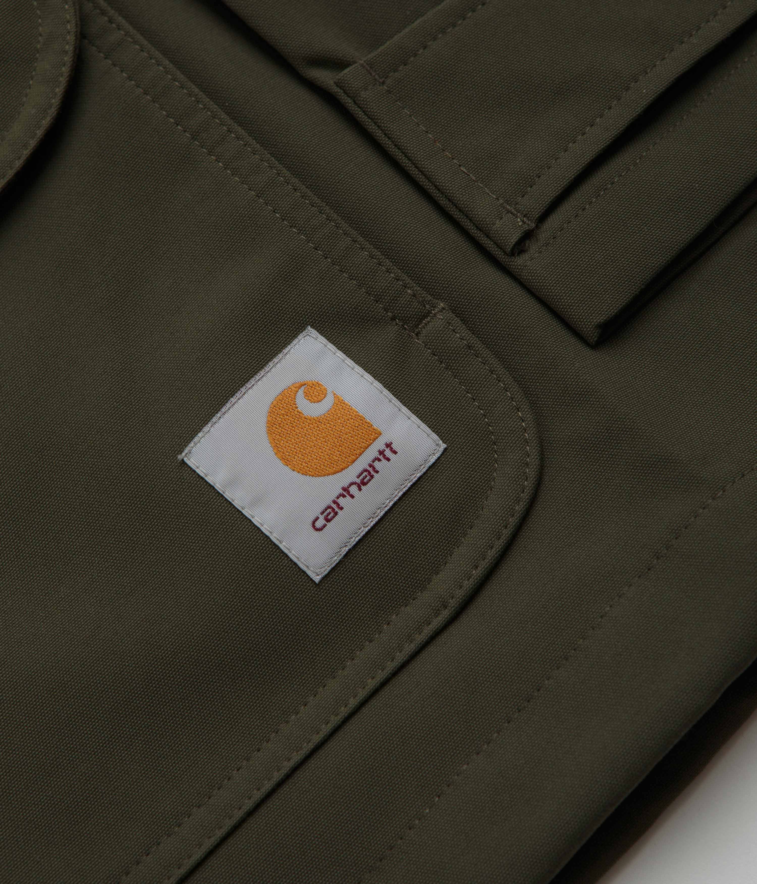 Carhartt Clarton Jacket - Office Green / Black - Image 6