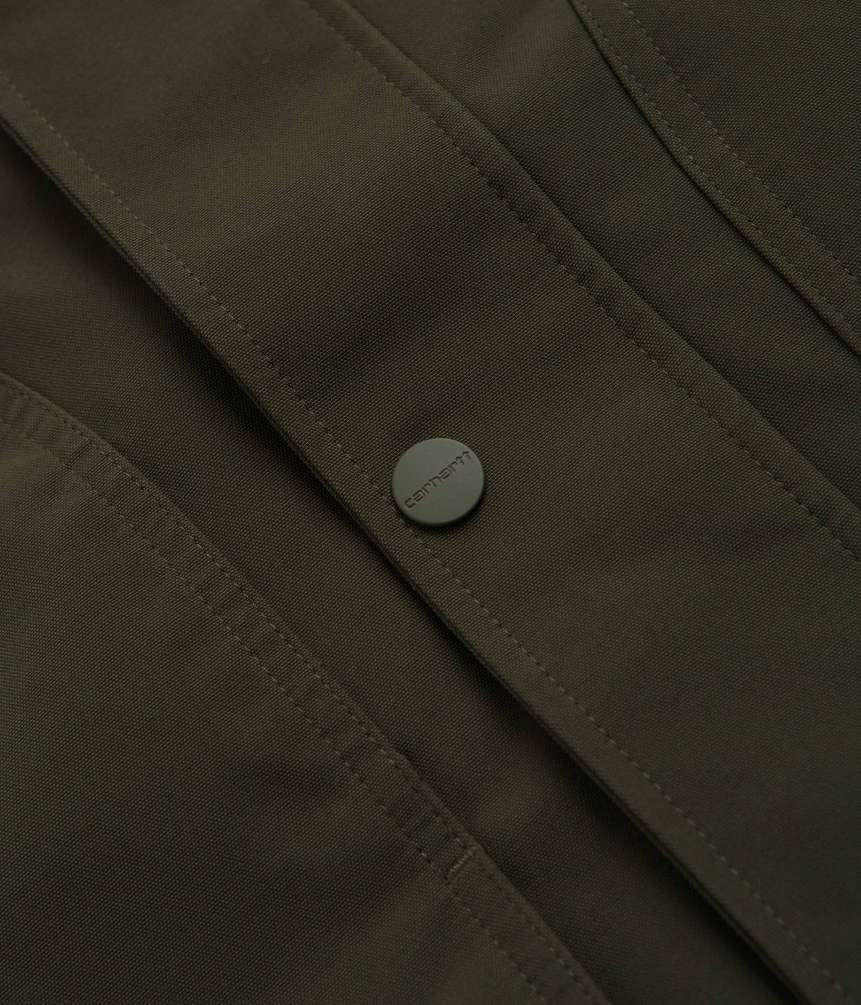 Carhartt Clarton Jacket - Office Green / Black - Image 7
