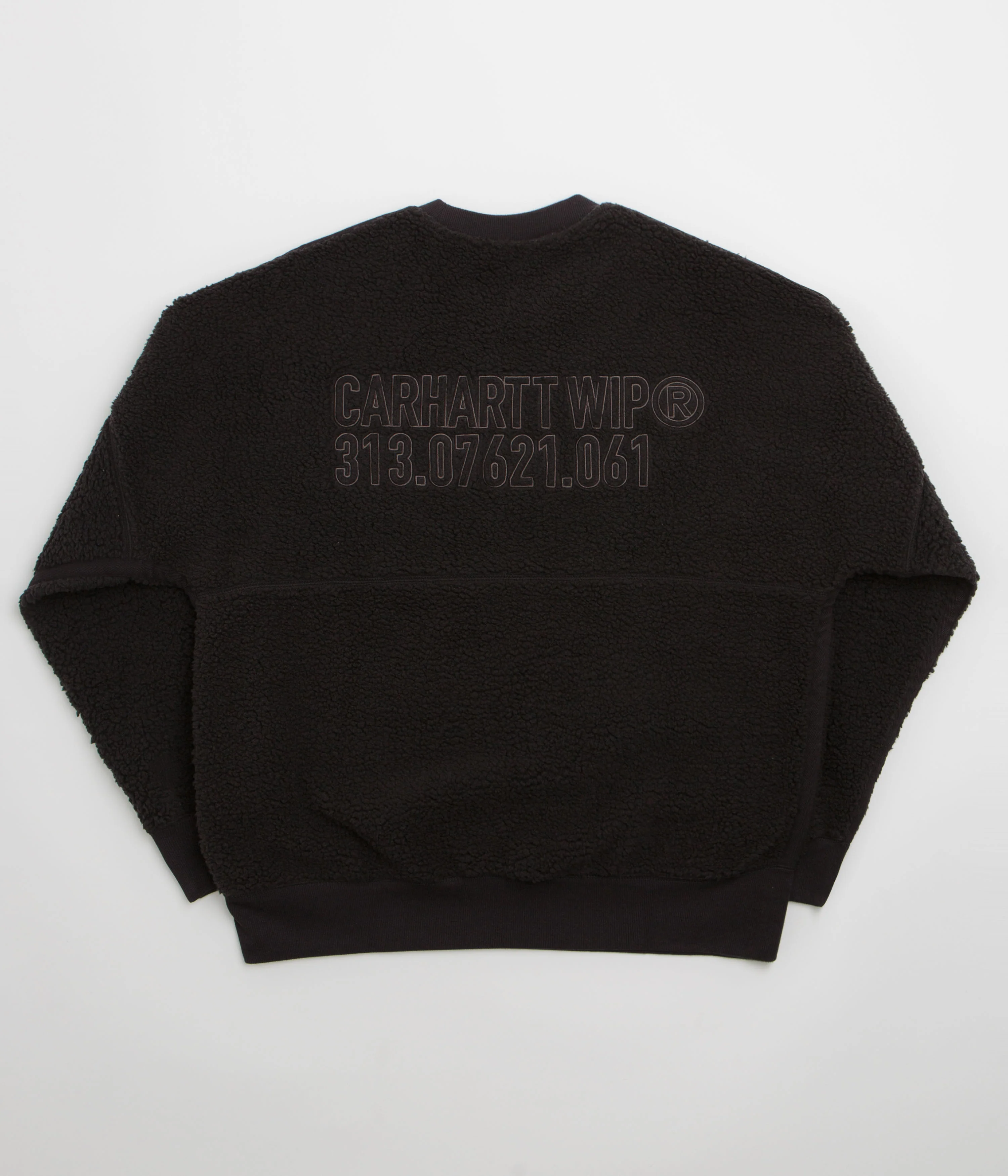 Carhartt Coordinate Crewneck Sweatshirt - Black / Grey - Image 2