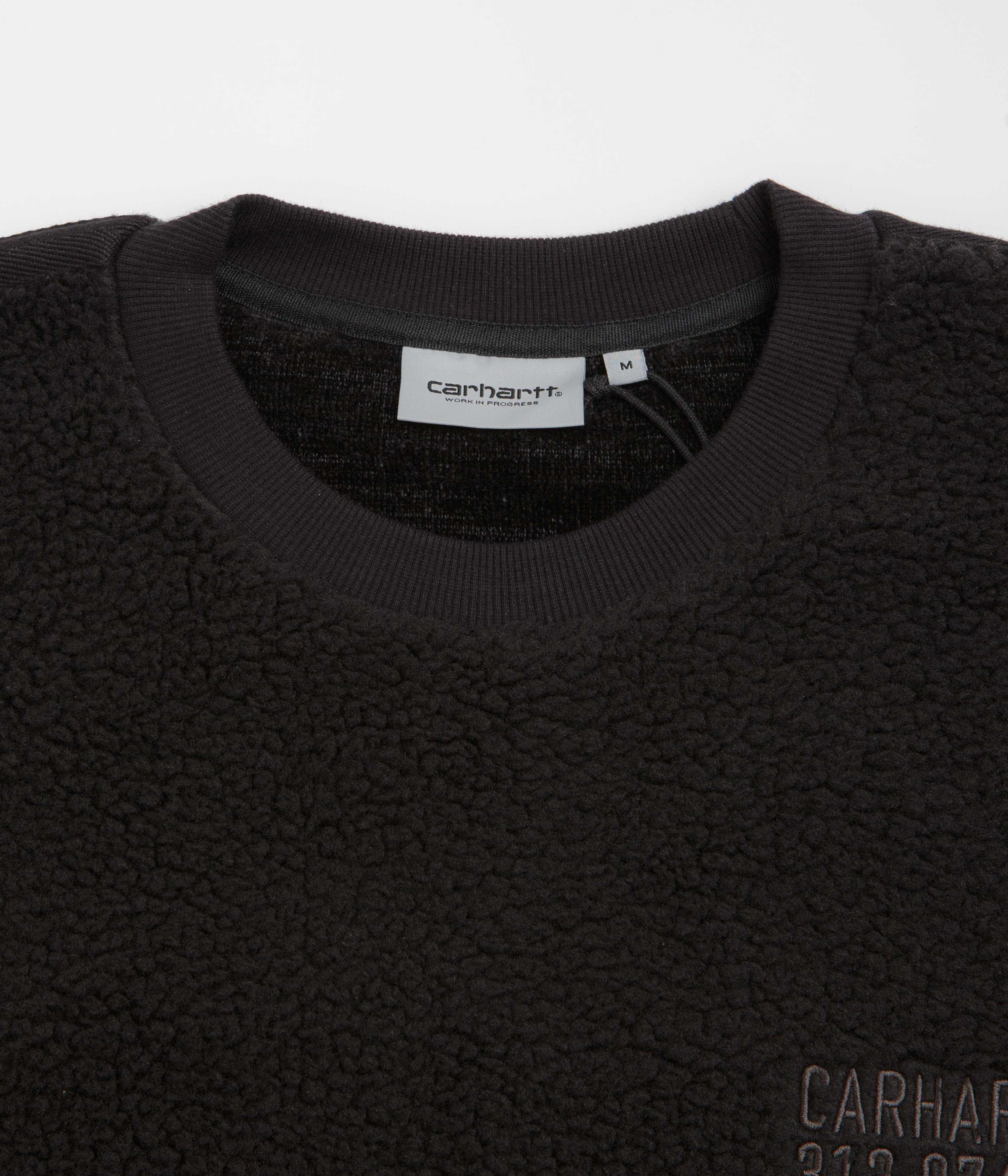 Carhartt Coordinate Crewneck Sweatshirt - Black / Grey - Image 4