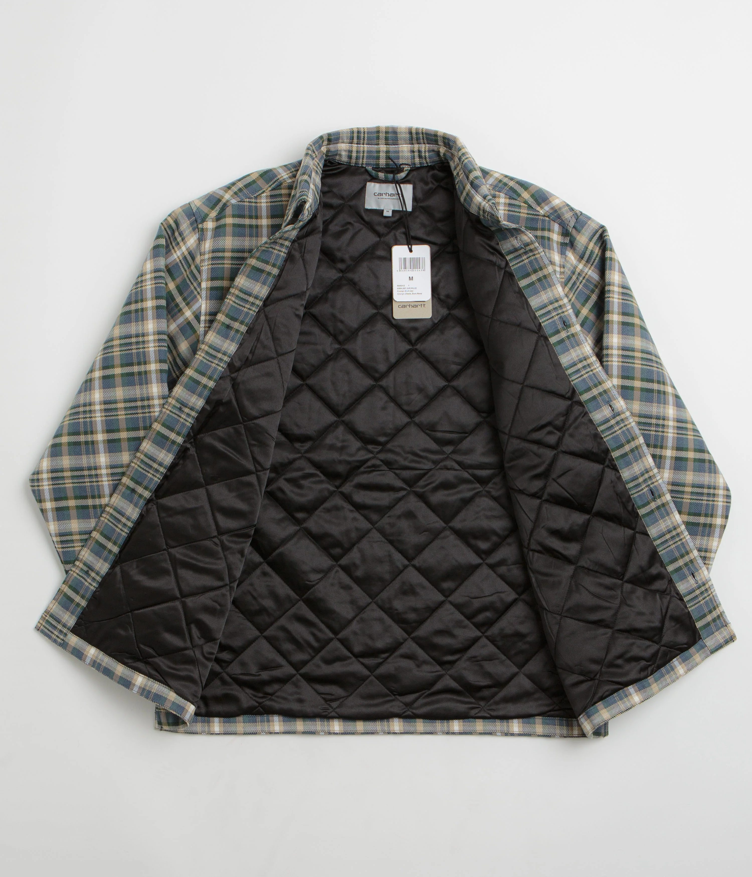 Carhartt Cronyn Shirt Jacket - Cronyn Check / Dark Navy - Image 5