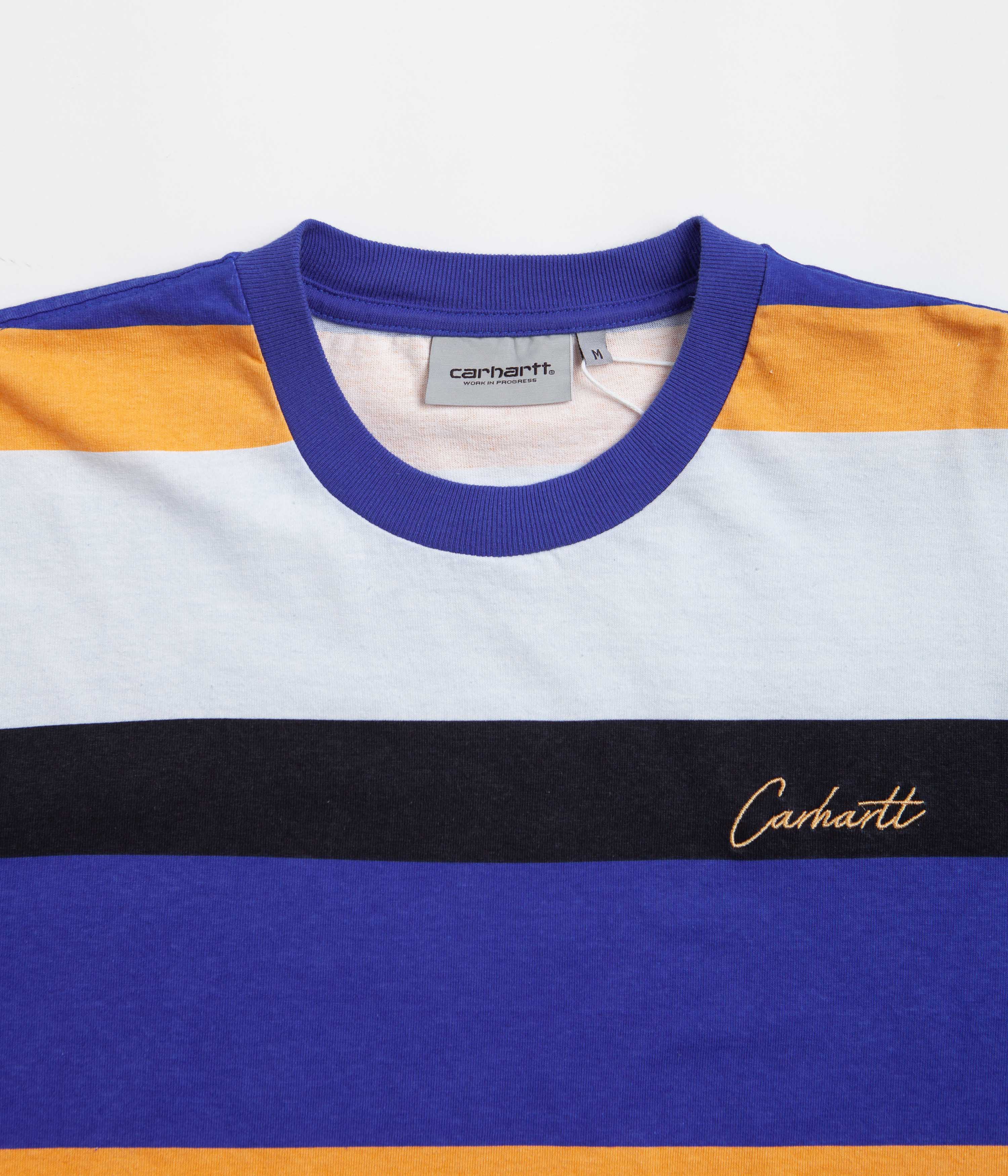 Carhartt Crouser T-Shirt - Crouser Stripe / Lazurite - Image 3