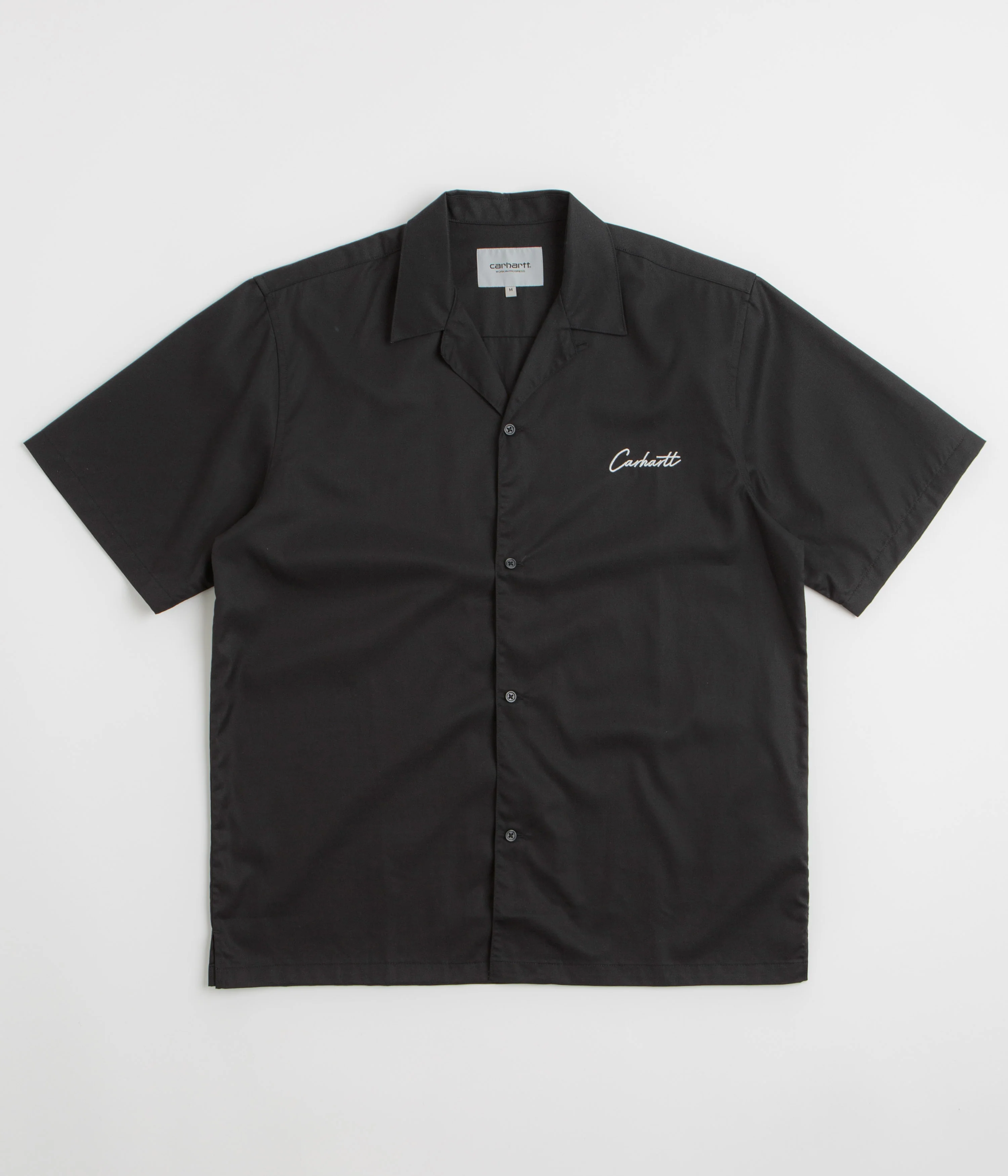 Carhartt Delray Short Sleeve Shirt - Black / White