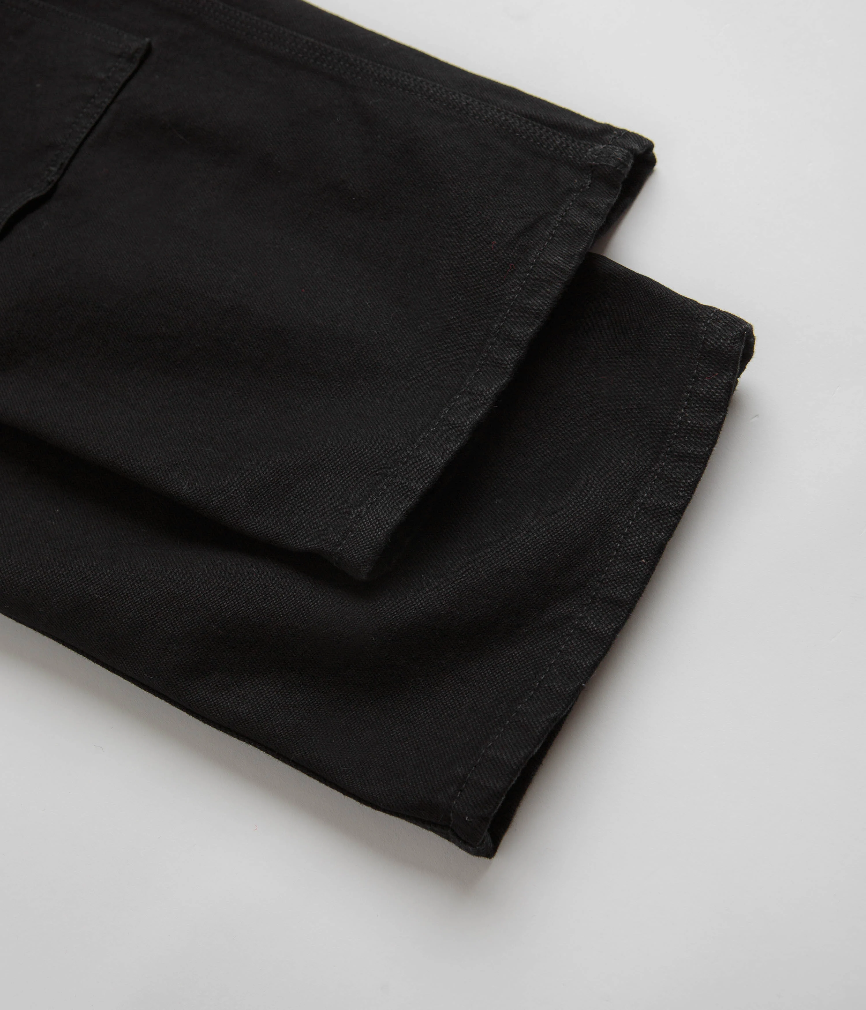 Carhartt Denim Double Knee Pants - Black Rinsed - Image 8
