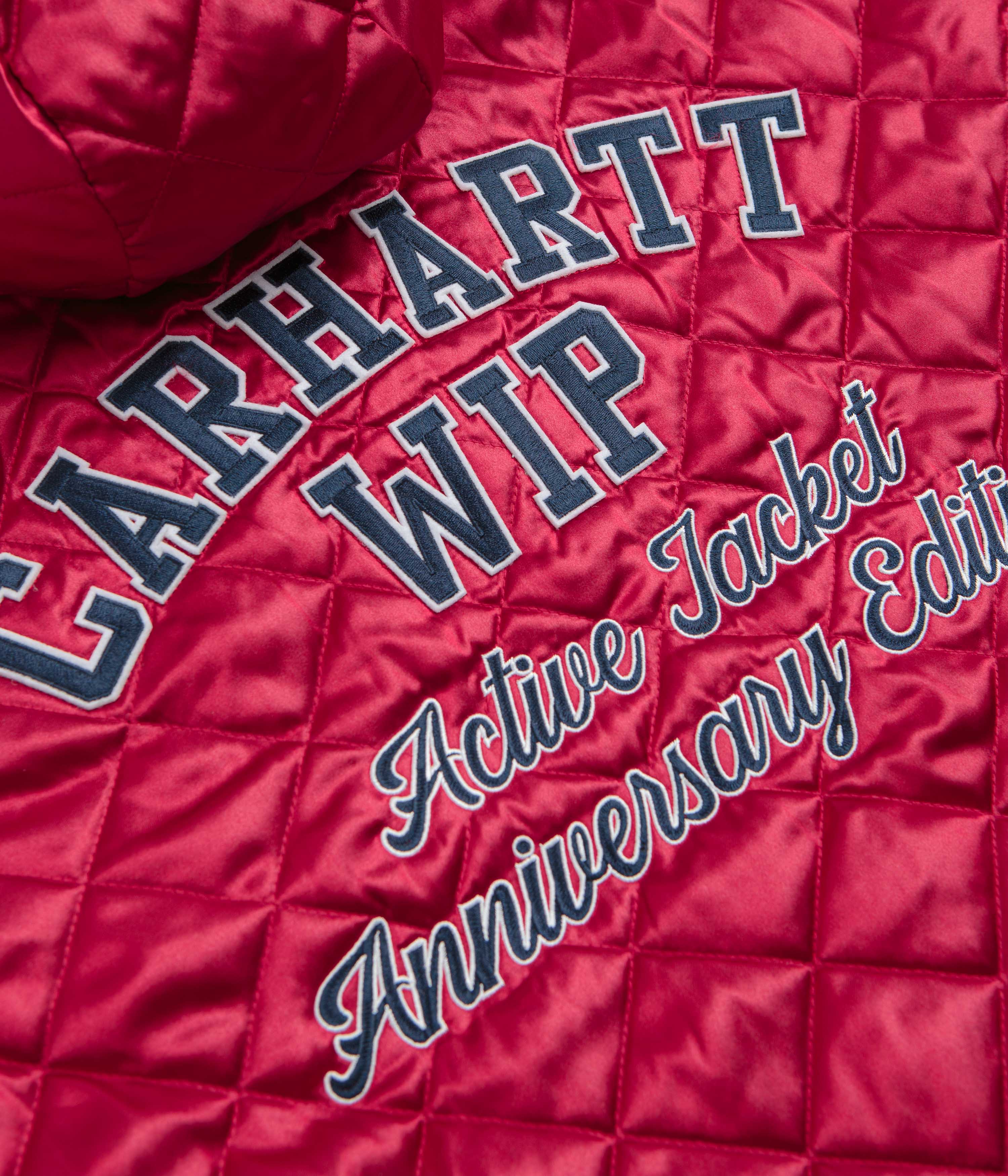 Carhartt Denim OG Active Jacket - Blue / USA Red - Image 14
