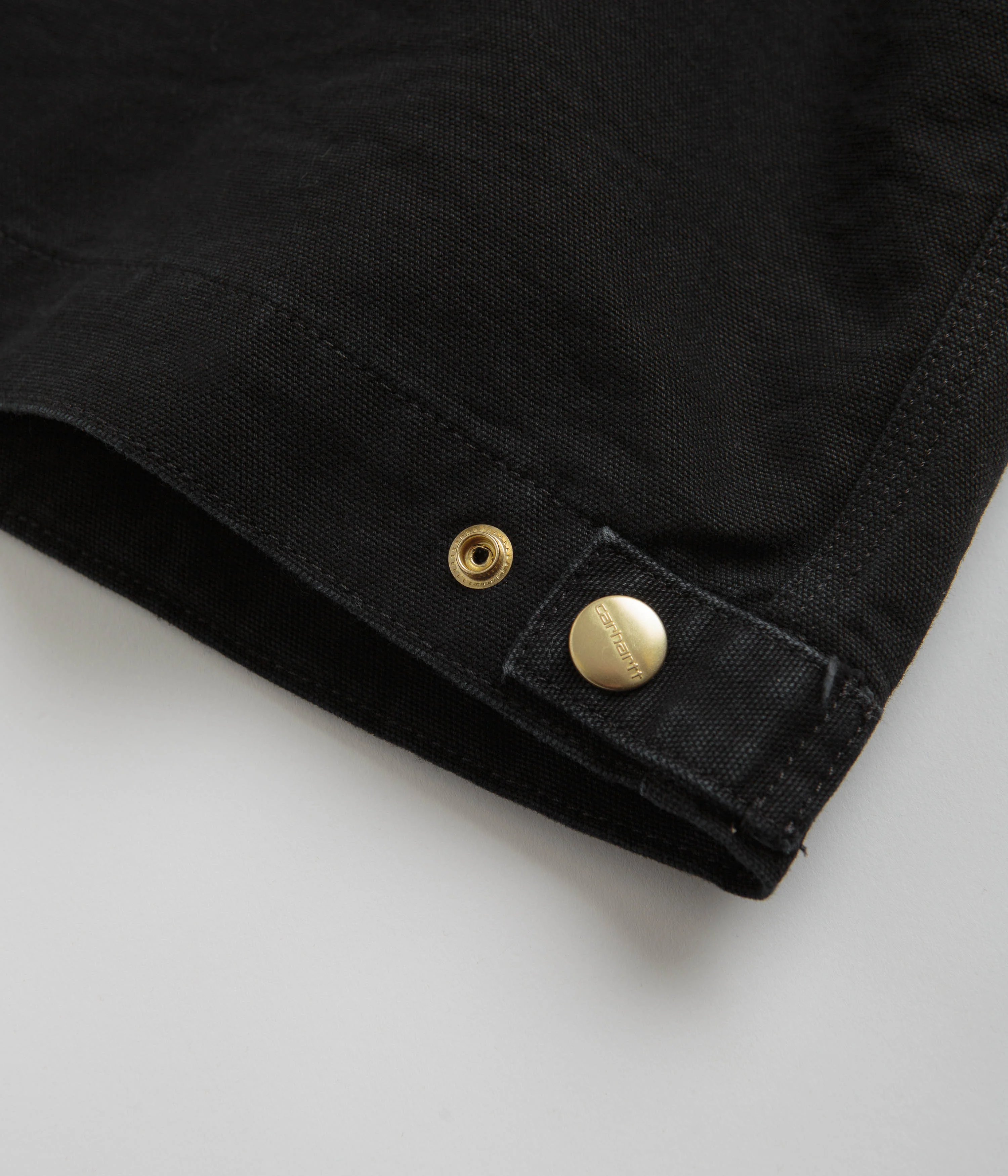 Carhartt Detroit Jacket - Black / Black / Aged Canvas - Image 6