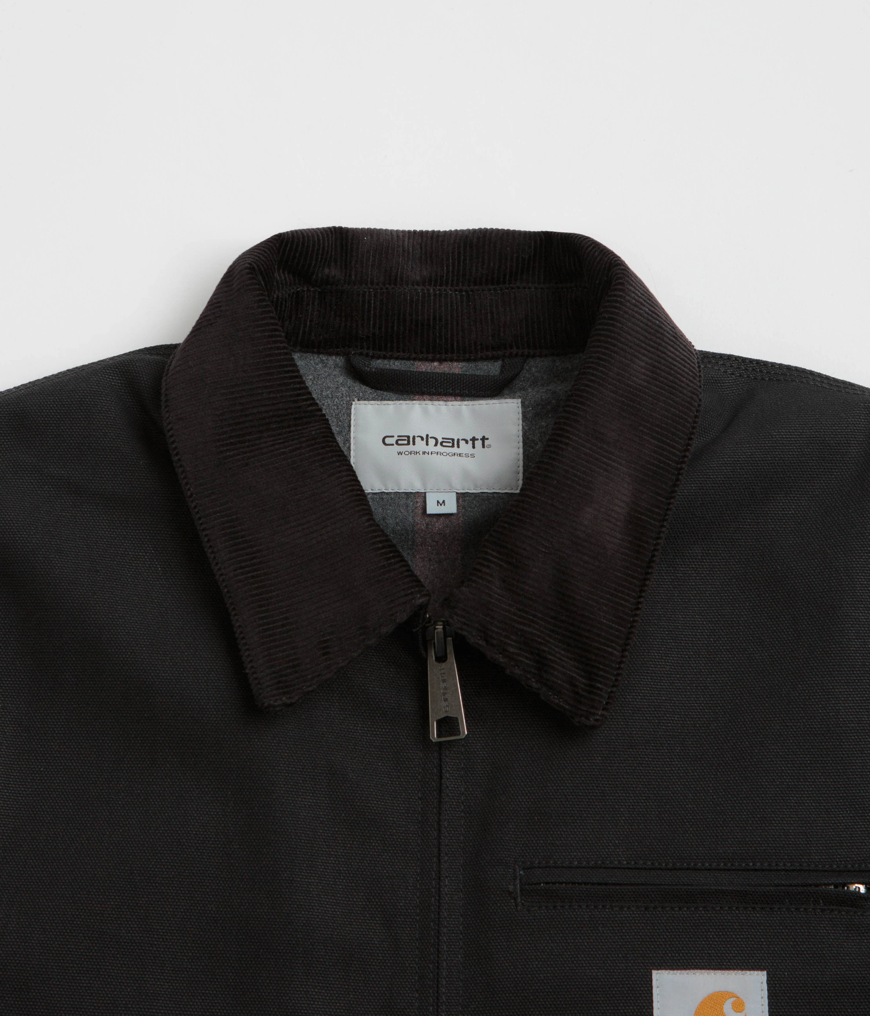 Carhartt Detroit Jacket - Black / Black Rigid - Image 4