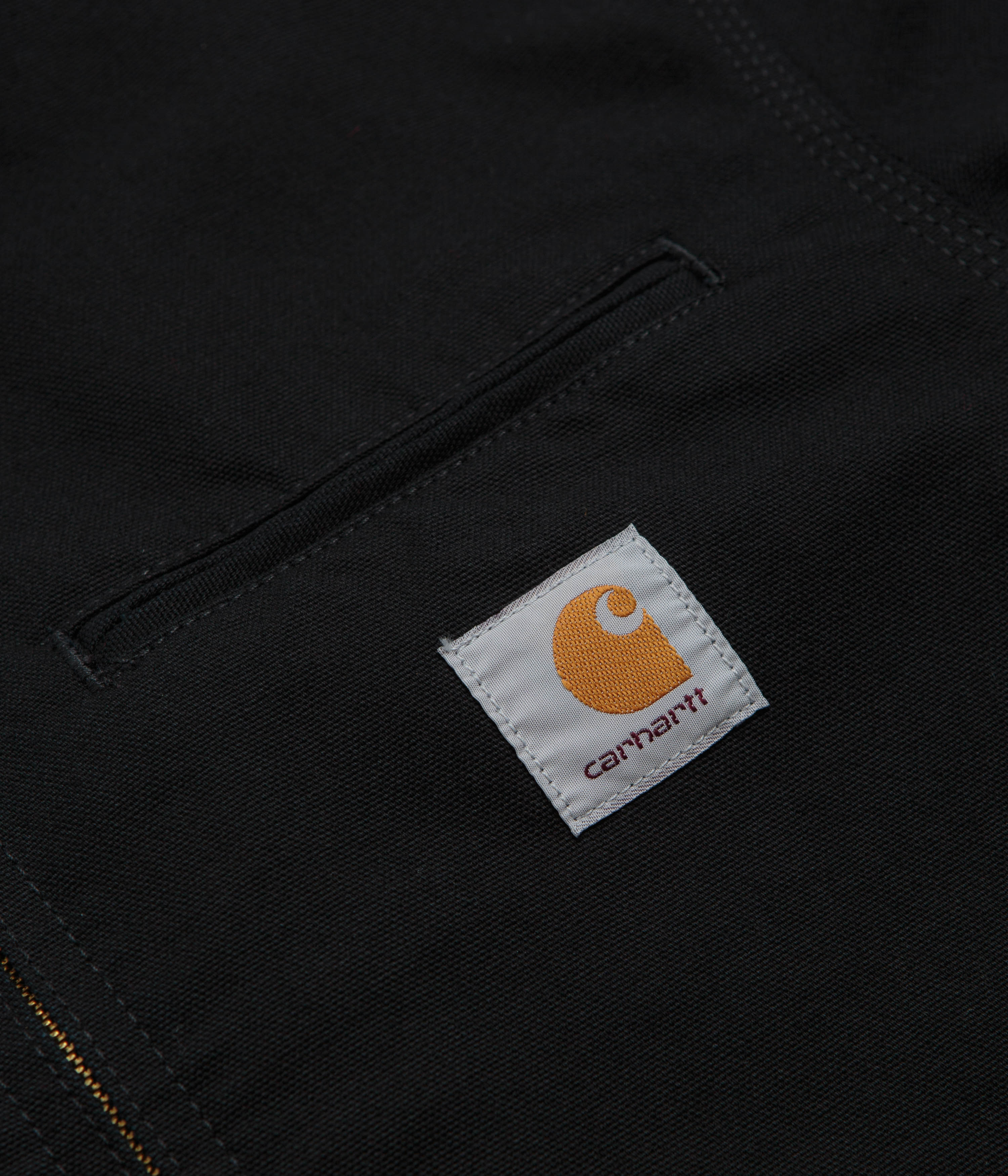 Carhartt Detroit Jacket - Black Rinsed / Black - Image 5