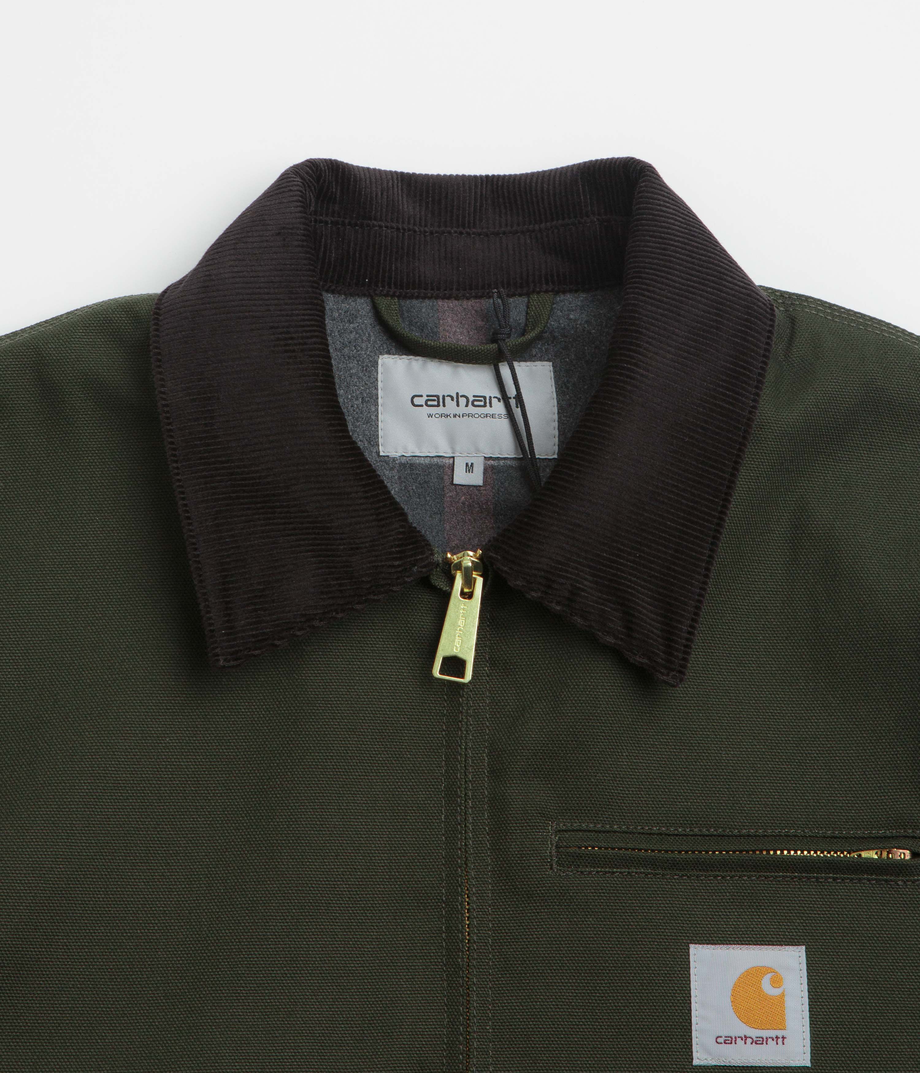 Carhartt Detroit Jacket - Olive / Black Rigid - Image 4