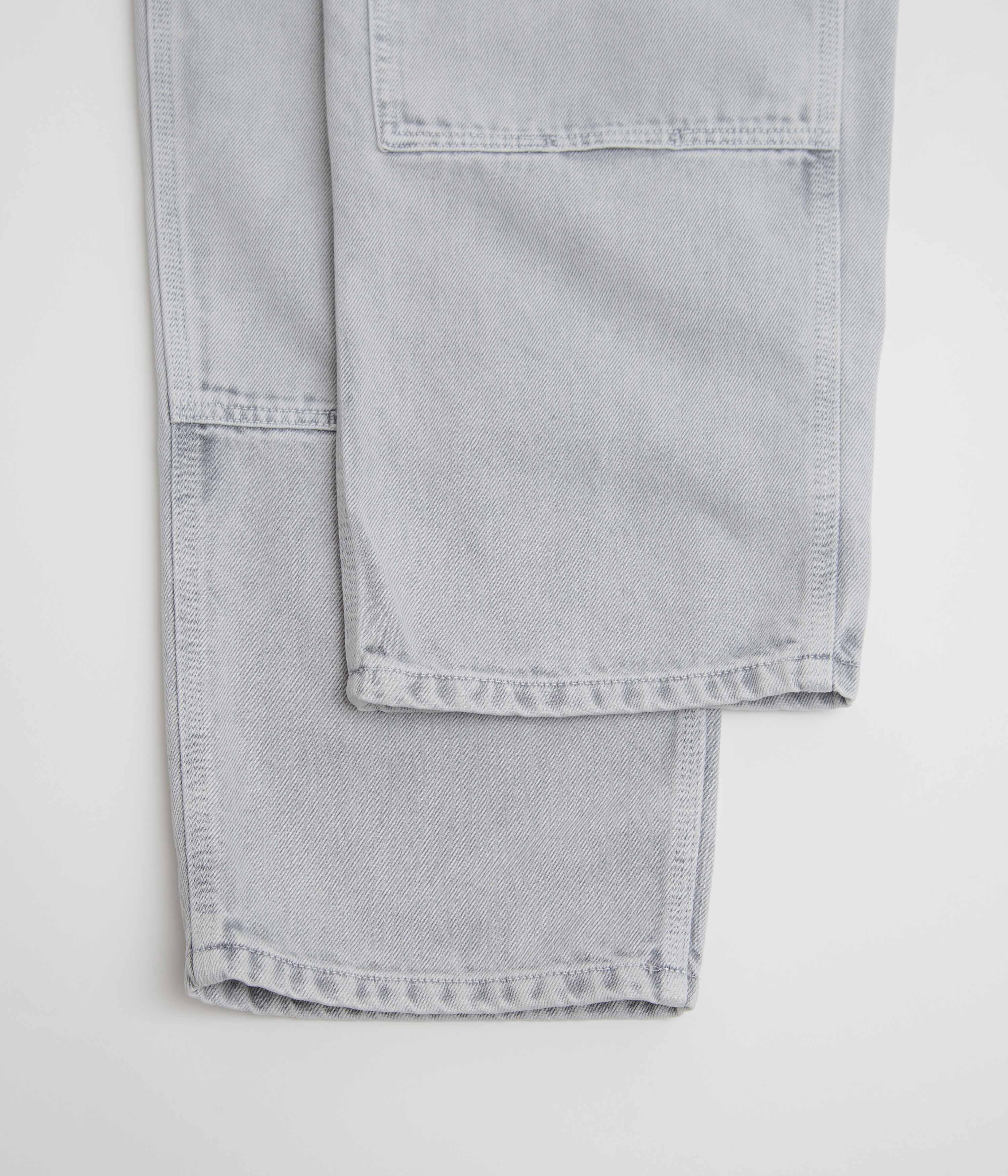 Carhartt Double Knee Denim Pants - Black Chalk Wash - Image 10