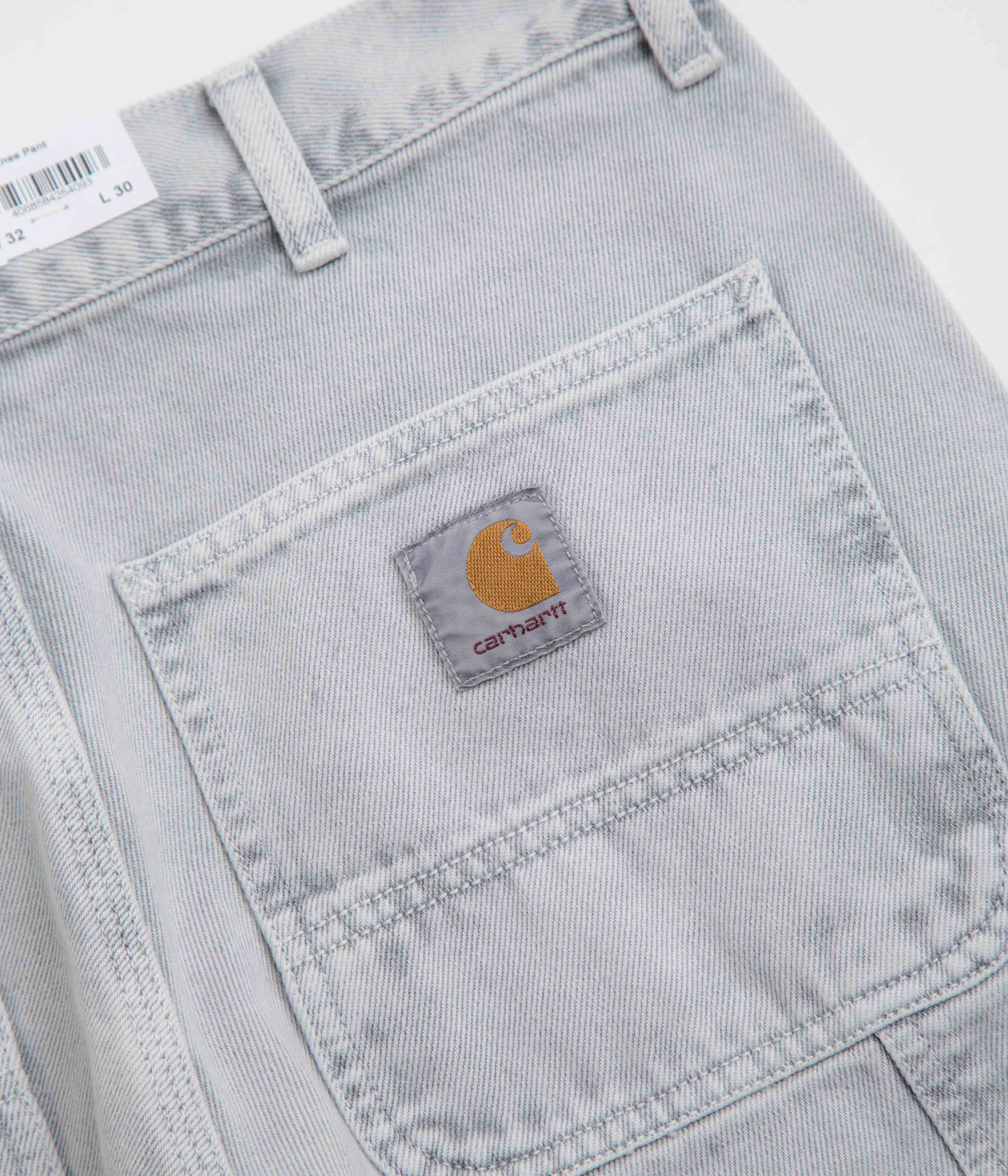 Carhartt Double Knee Denim Pants - Black Chalk Wash - Image 4
