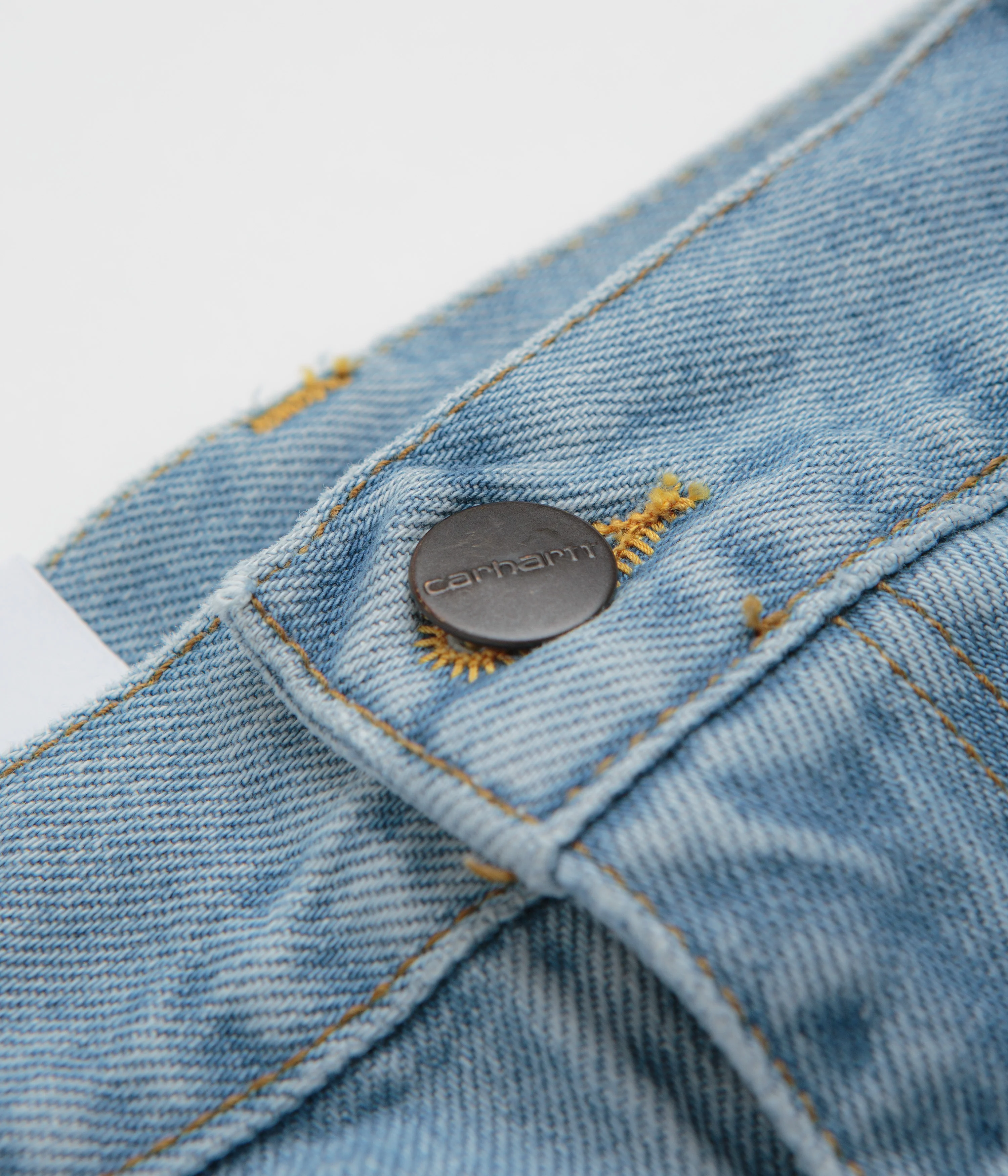 Carhartt Double Knee Denim Pants - Blue - Image 9