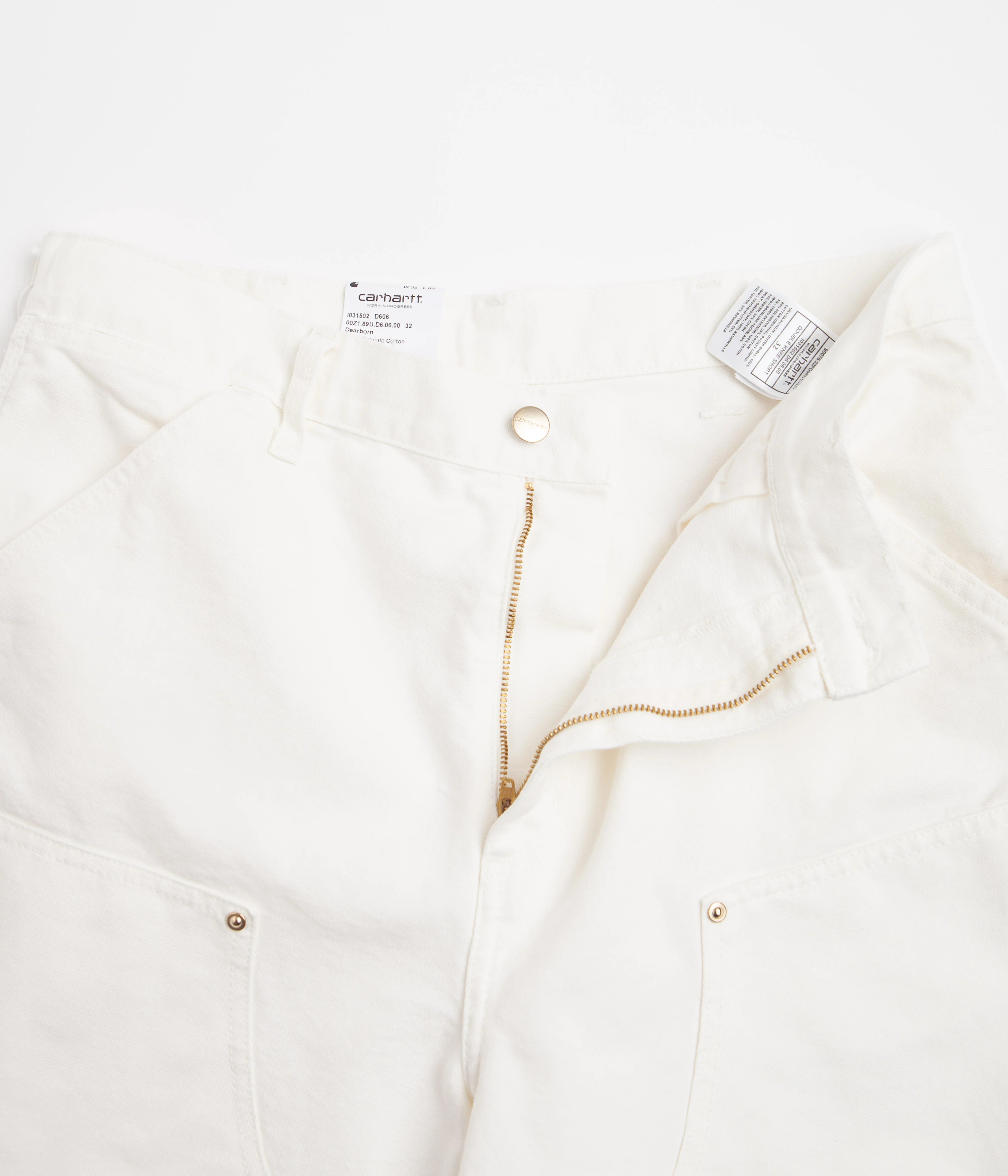 Carhartt Double Knee Shorts - Wax - Image 7