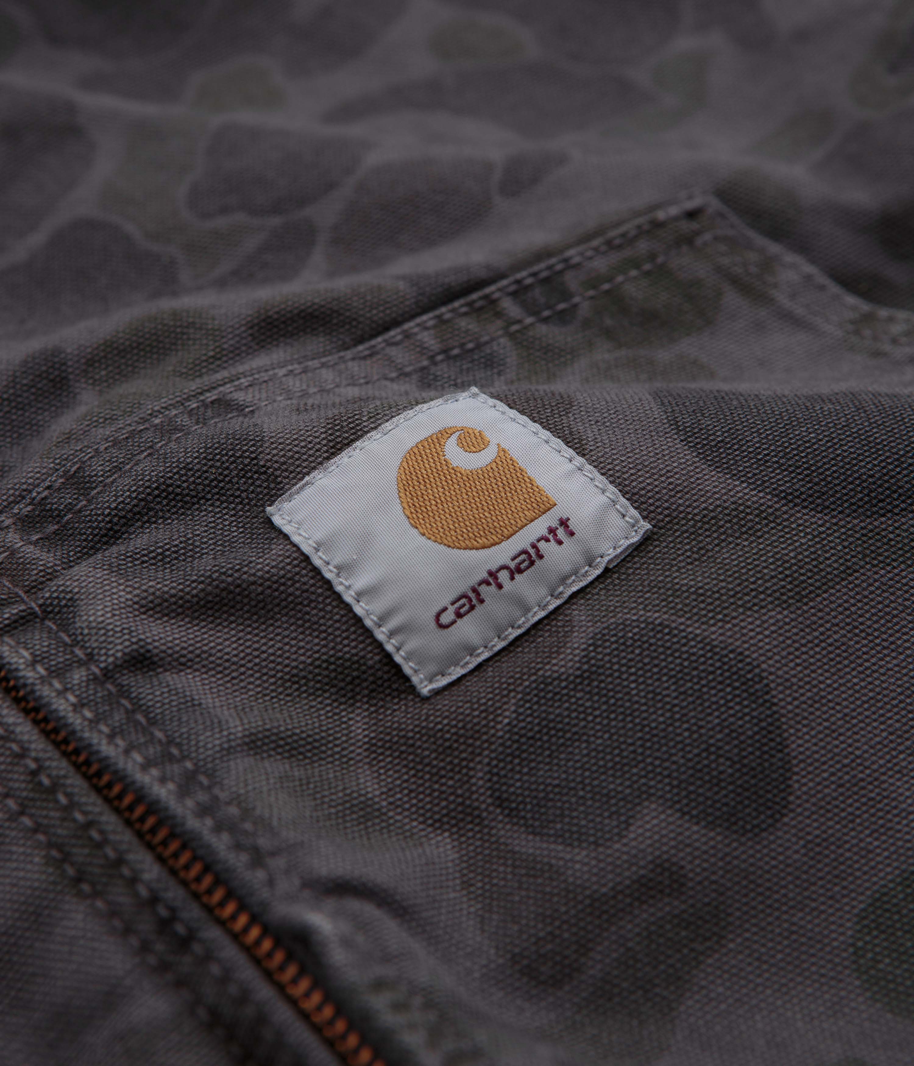 Carhartt Duck Active Jacket - Camo Duck / Green / Graphite - Image 4