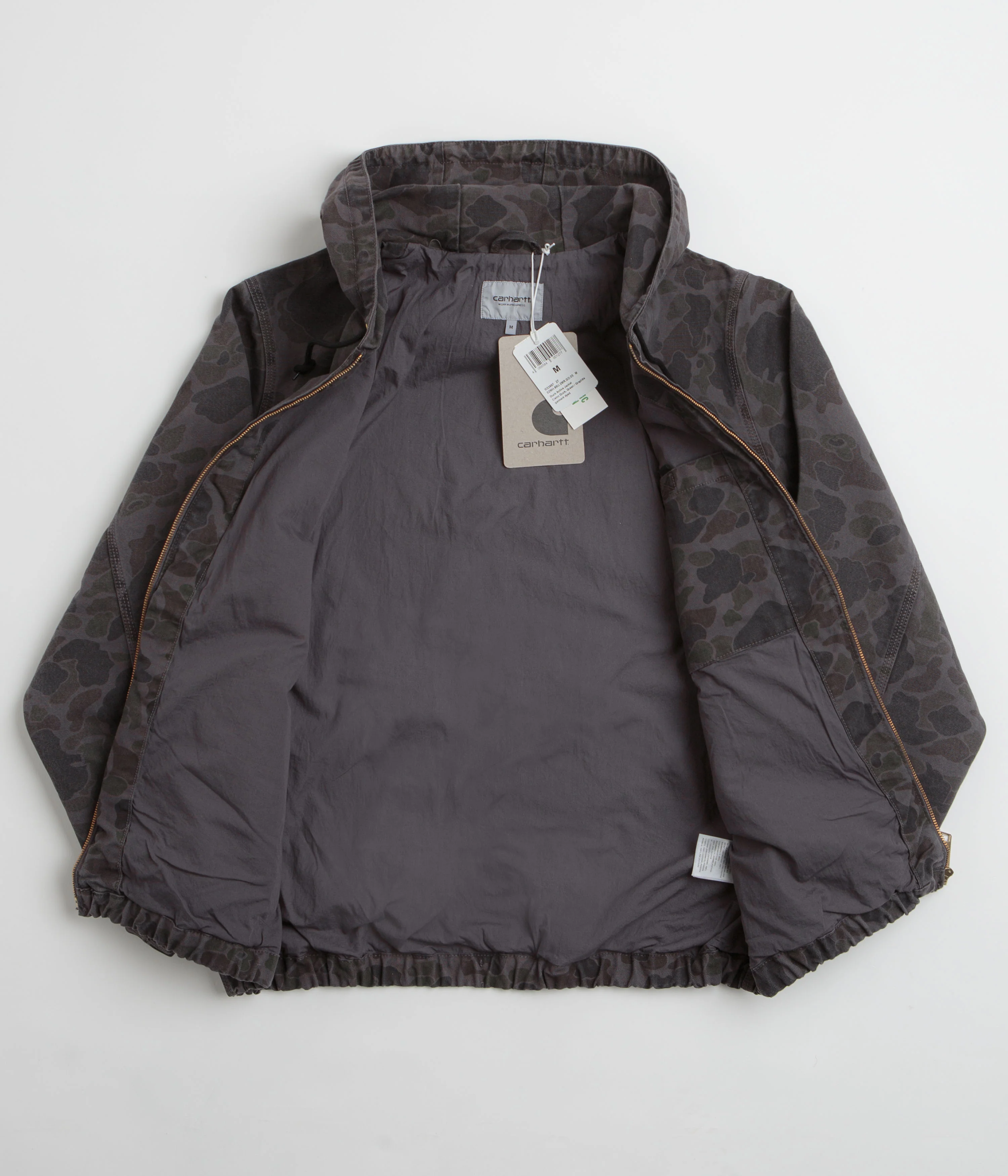 Carhartt Duck Active Jacket - Camo Duck / Green / Graphite - Image 8