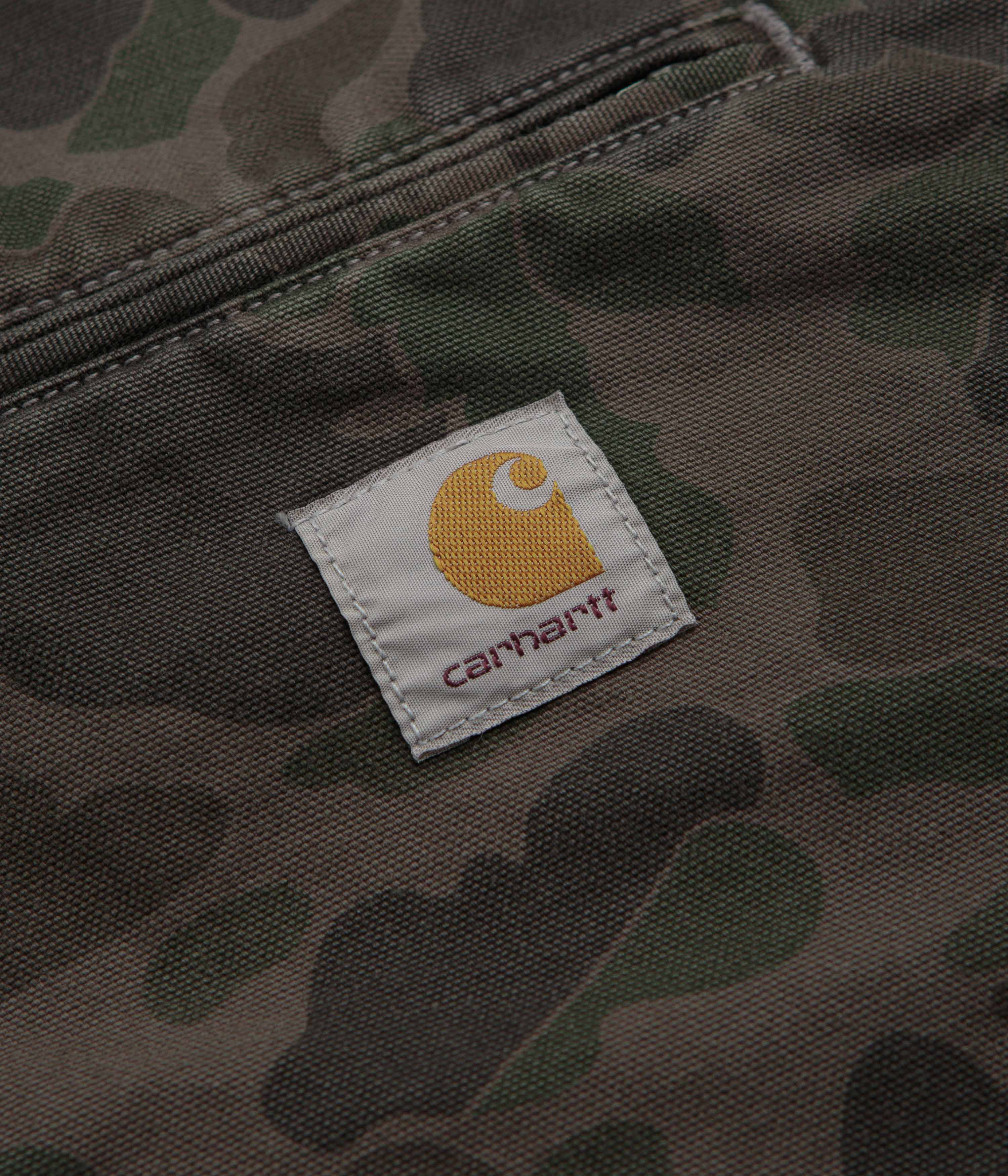 Carhartt Duck Detroit Jacket - Camo Duck / Green / Porphyry - Image 5