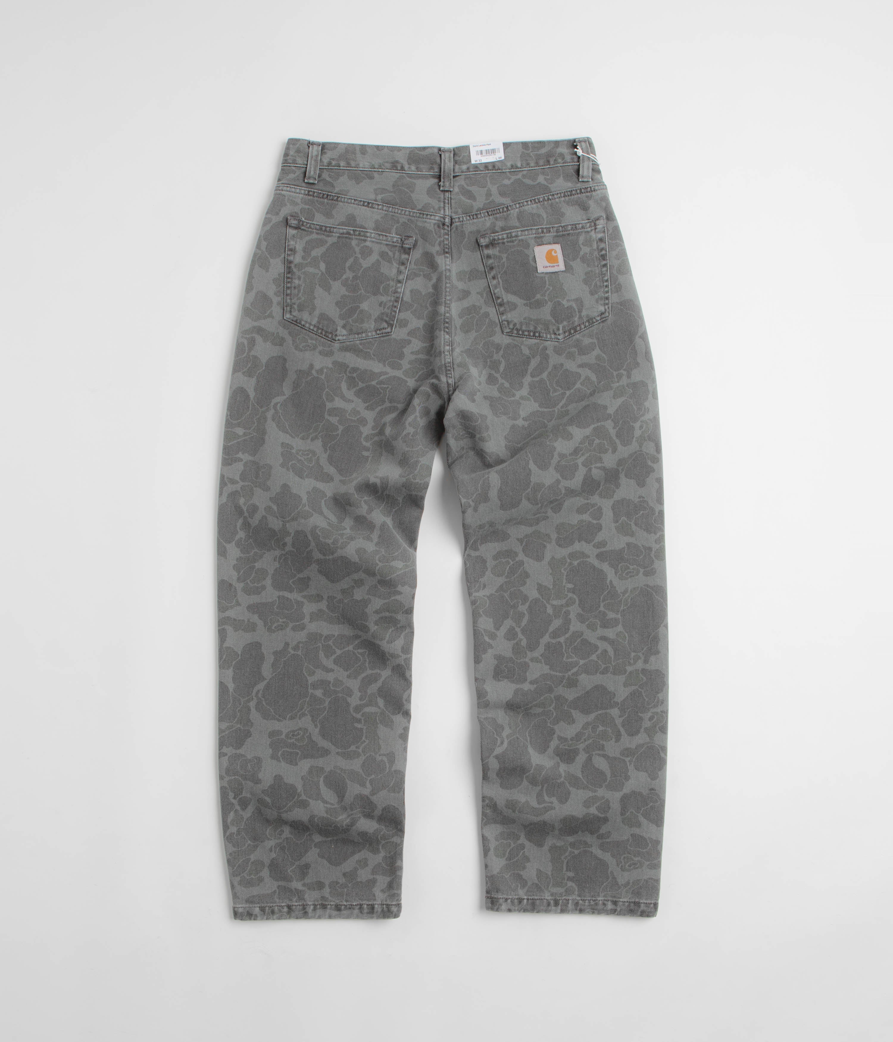 Carhartt Duck Landon Pants - Camo Duck / Black Heavy Bleached - Image 3