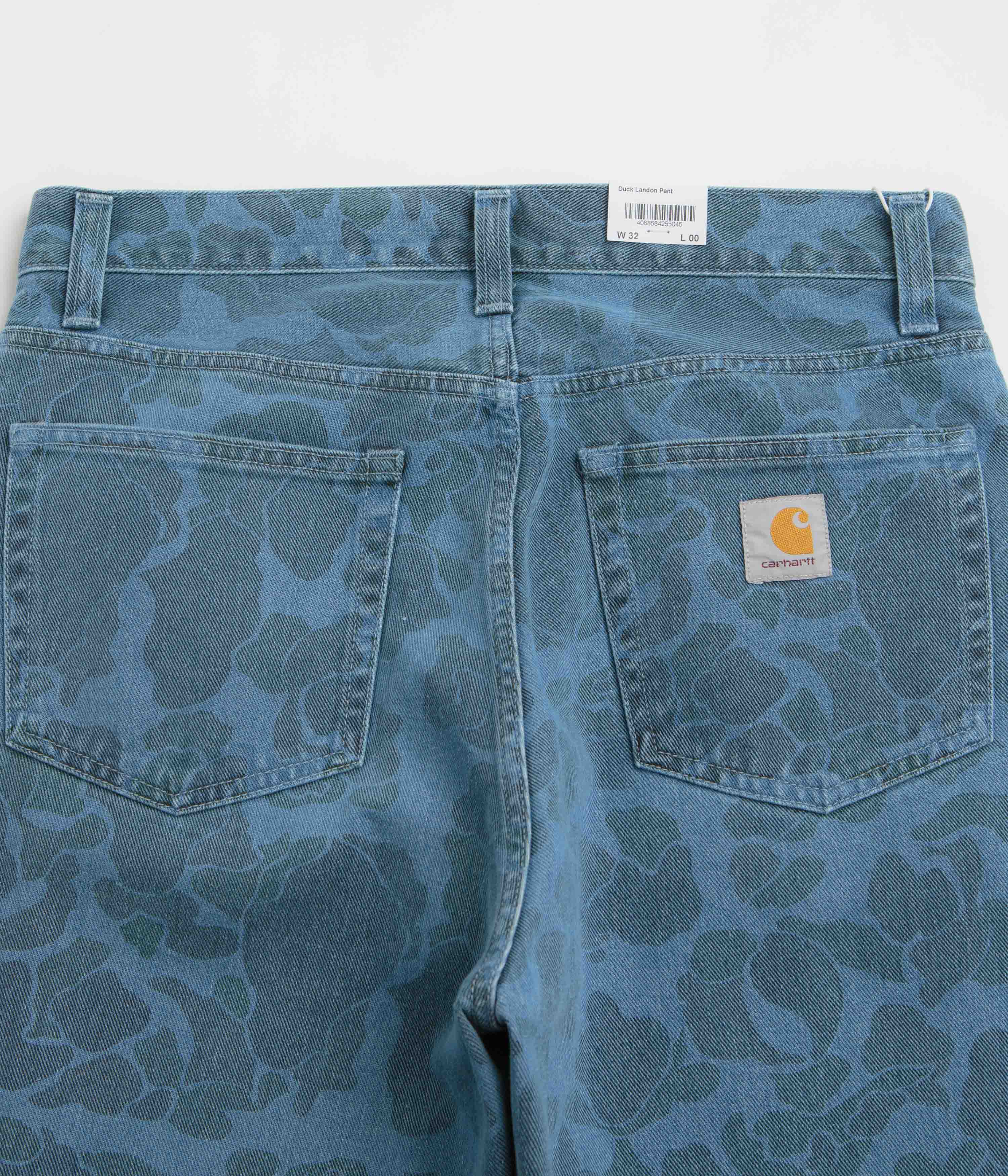 Carhartt Duck Landon Pants - Camo Duck / Blue Bleached - Image 7