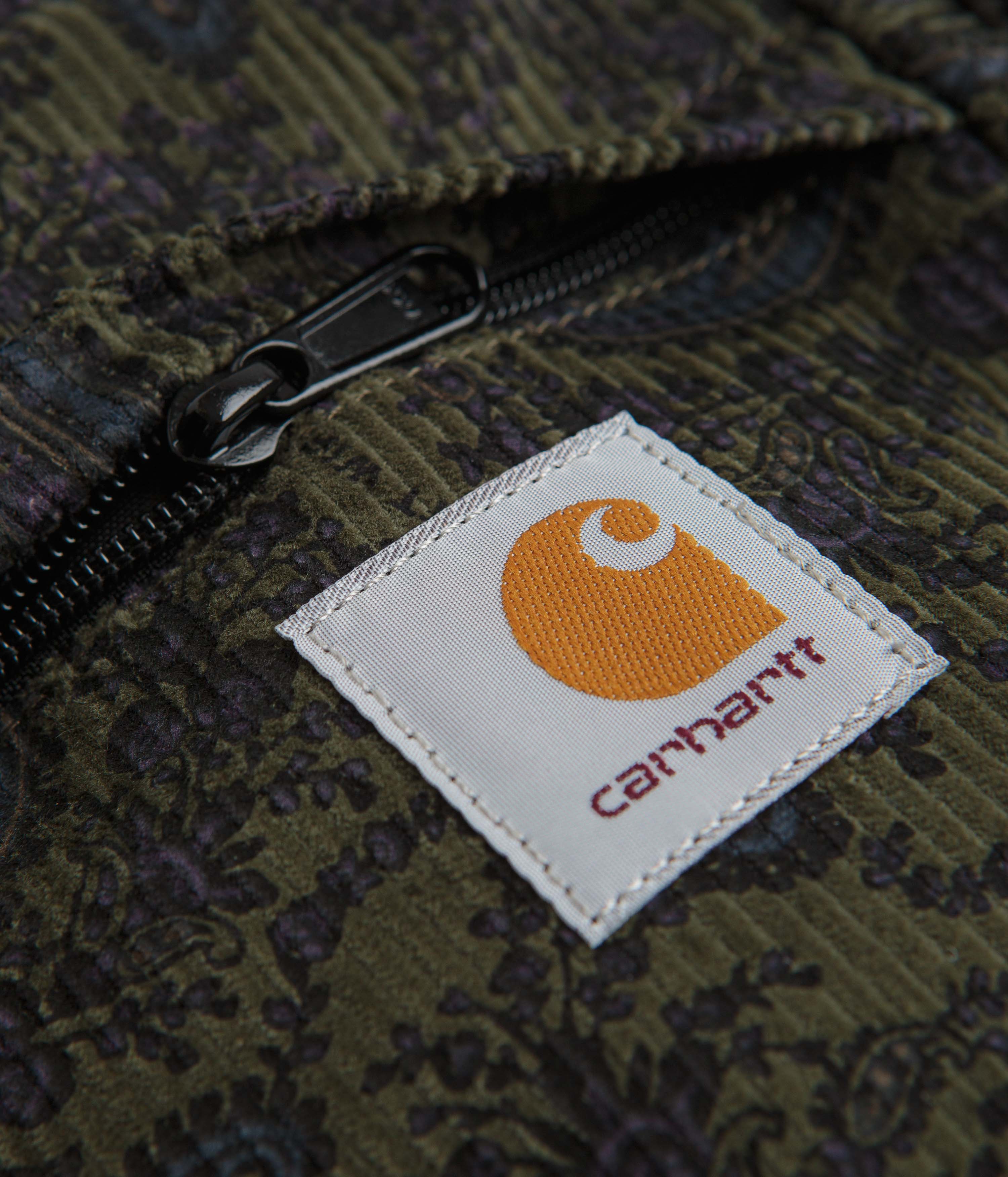 Carhartt Flint Shoulder Pouch - Paisley Print / Plant - Image 3