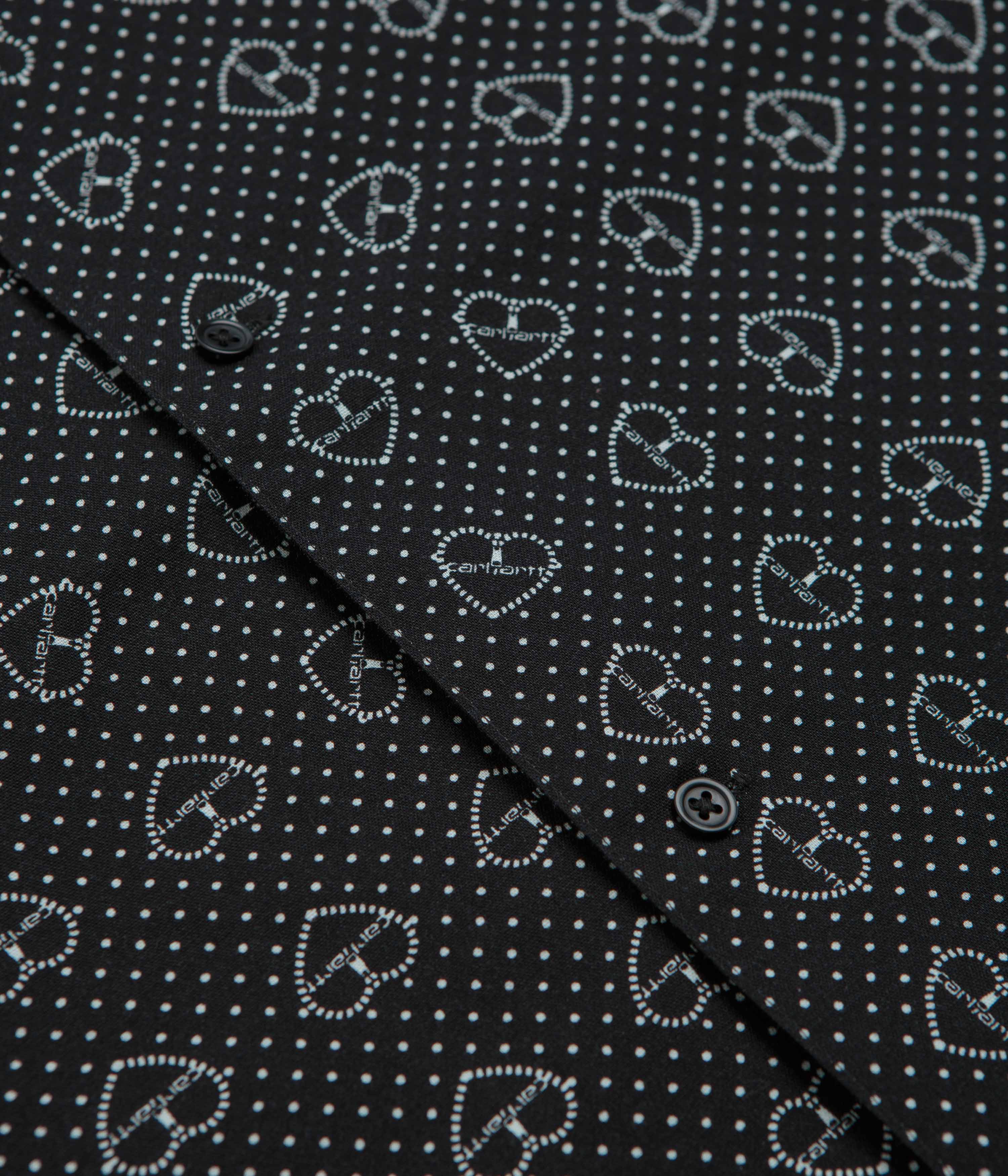Carhartt Furoshiki Short Sleeve Shirt - Furoshiki Print / Black - Image 3