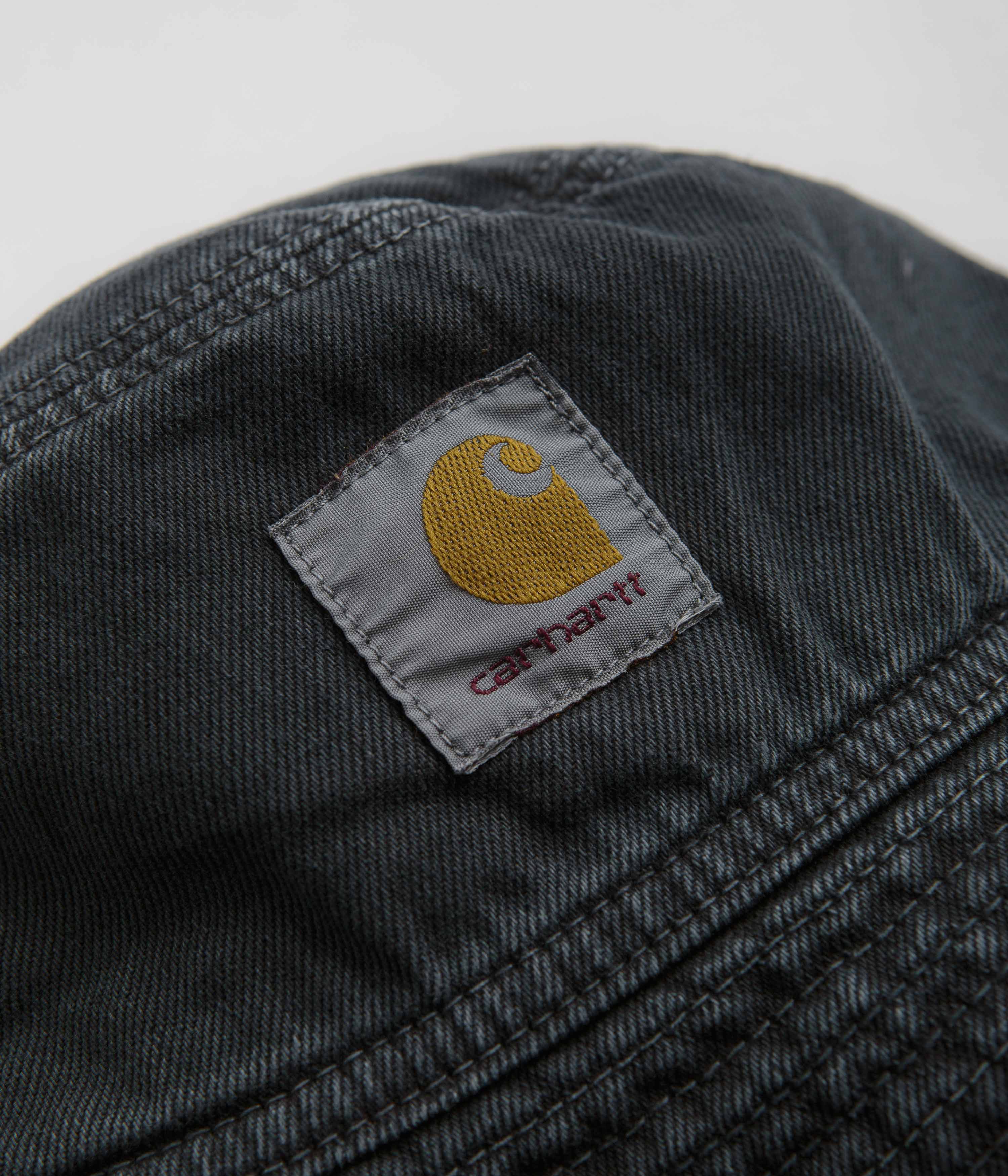 Carhartt Garrison Bucket Hat - Stone Dyed Black - Image 2