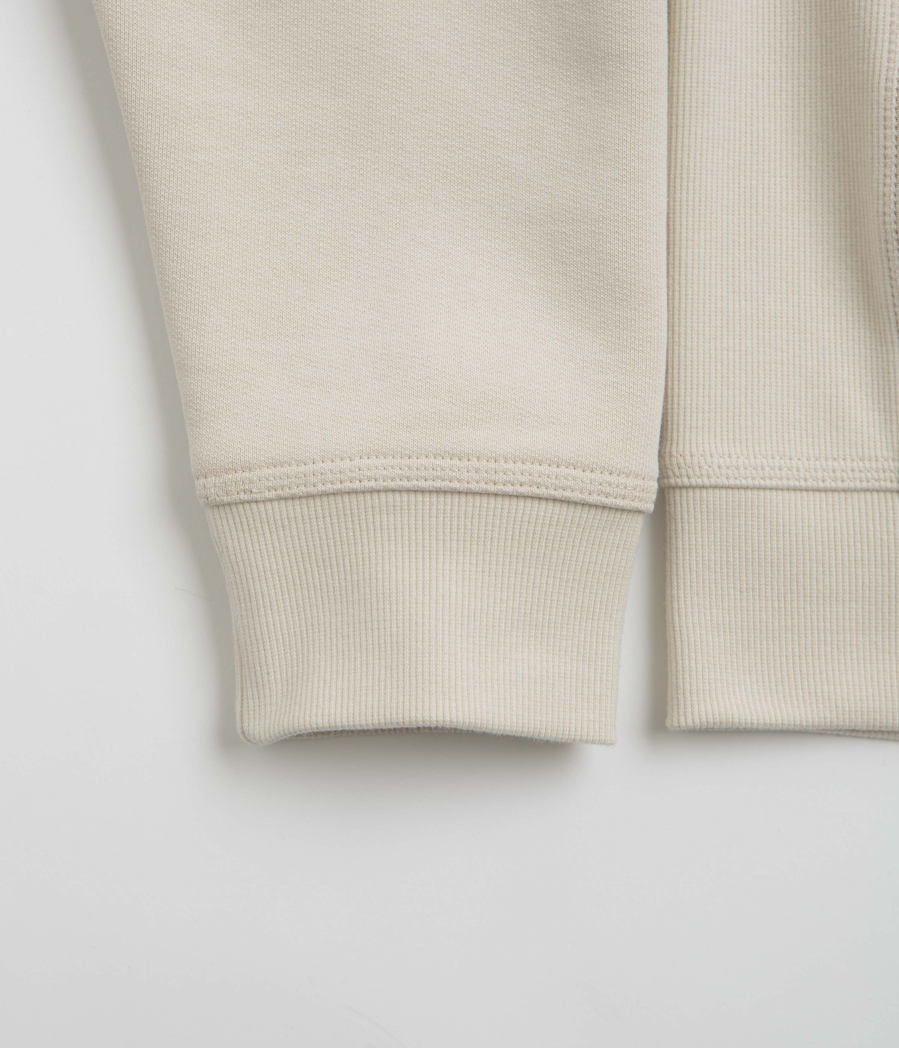 Carhartt Half Zip American Script Sweatshirt - Moonbeam - Image 2