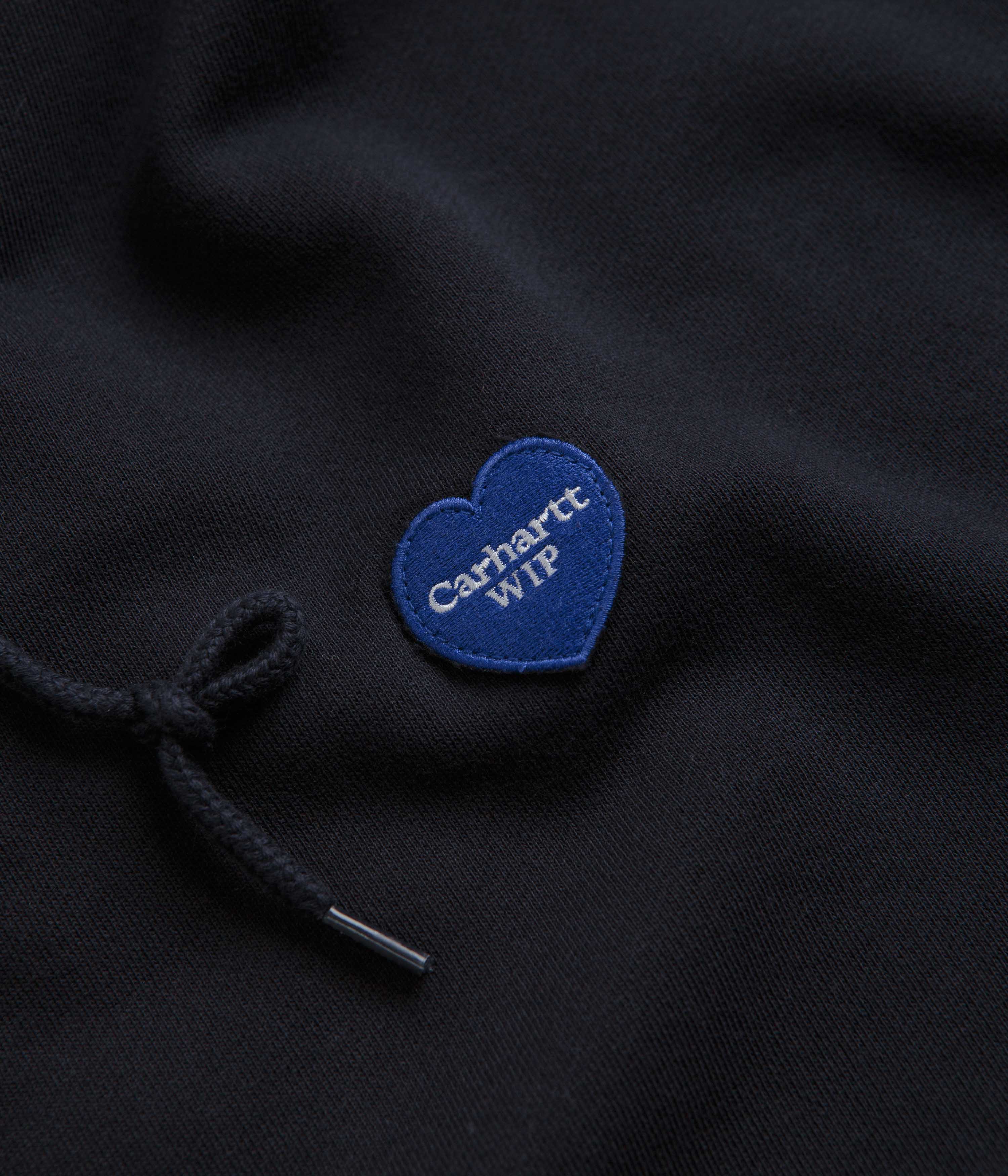 Carhartt Heart Patch Hoodie - Dark Navy - Image 3