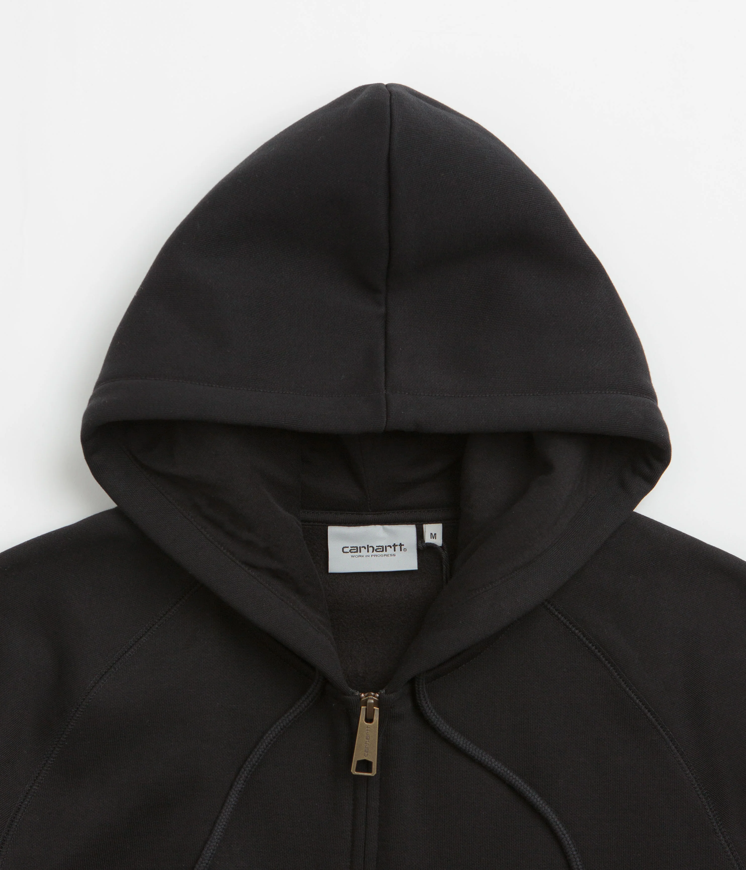 Carhartt Hooded Chase Jacket - Black / Gold - Image 3