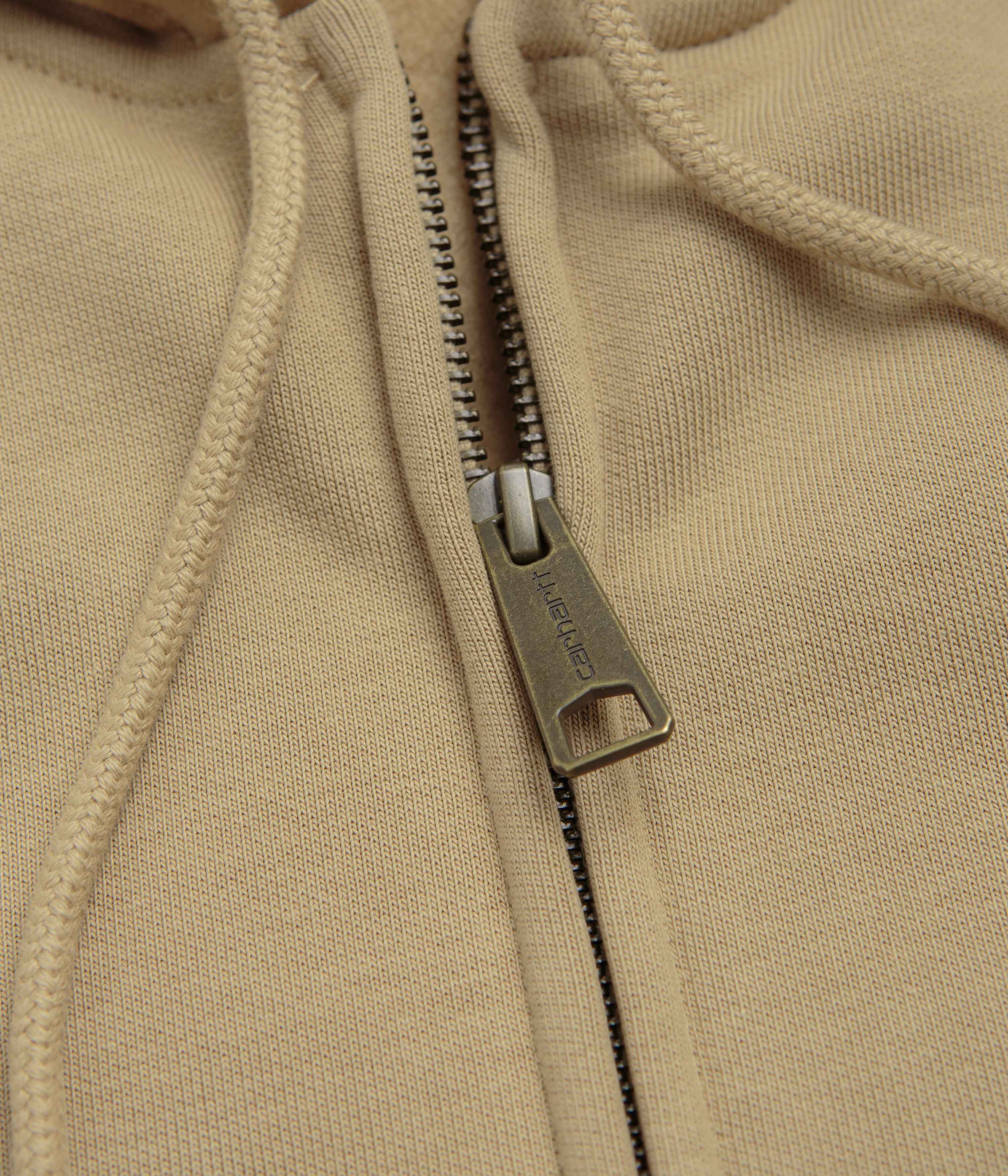 Carhartt Hooded Chase Jacket - Dusty Hamilton Brown / Gold - Image 4