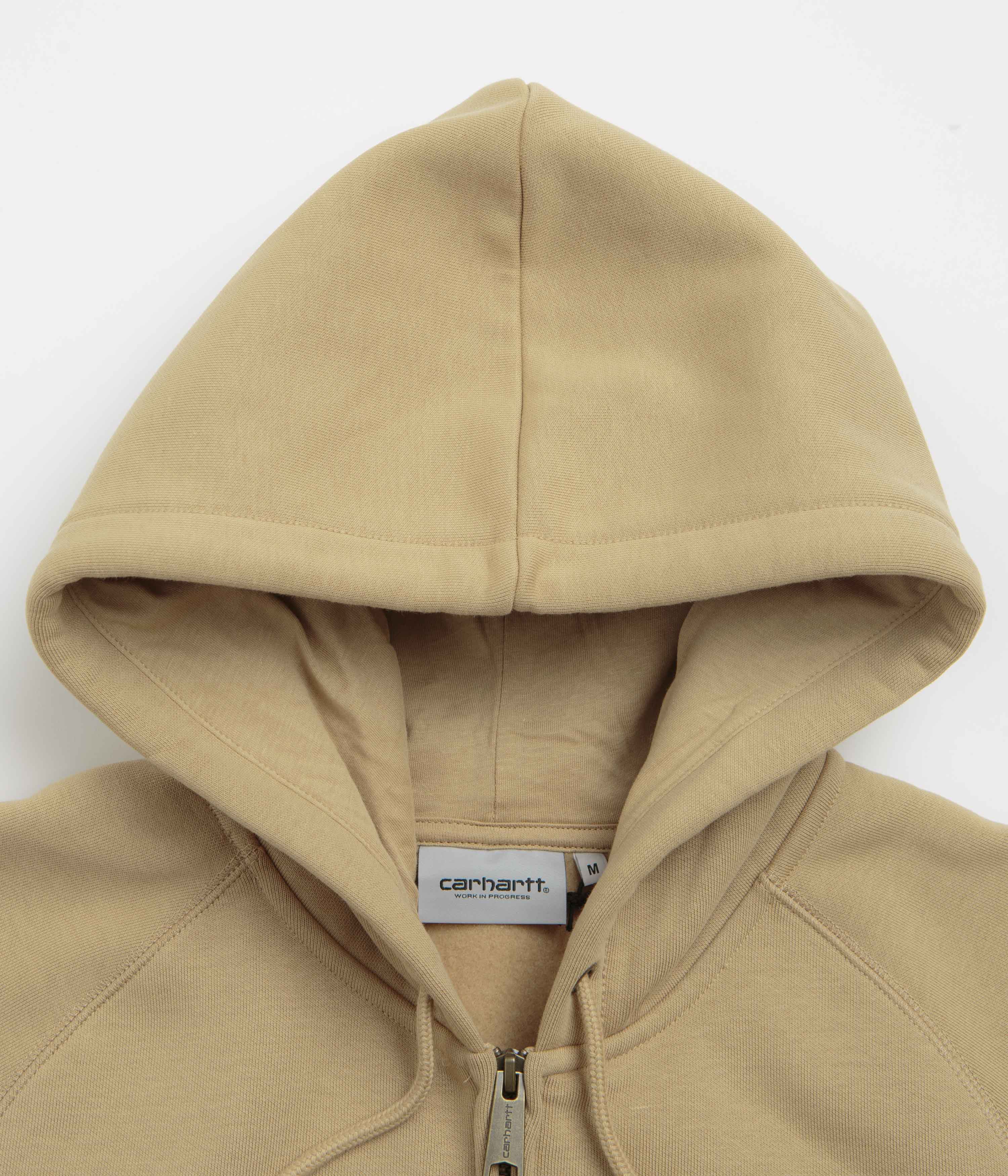 Carhartt Hooded Chase Jacket - Dusty Hamilton Brown / Gold - Image 5