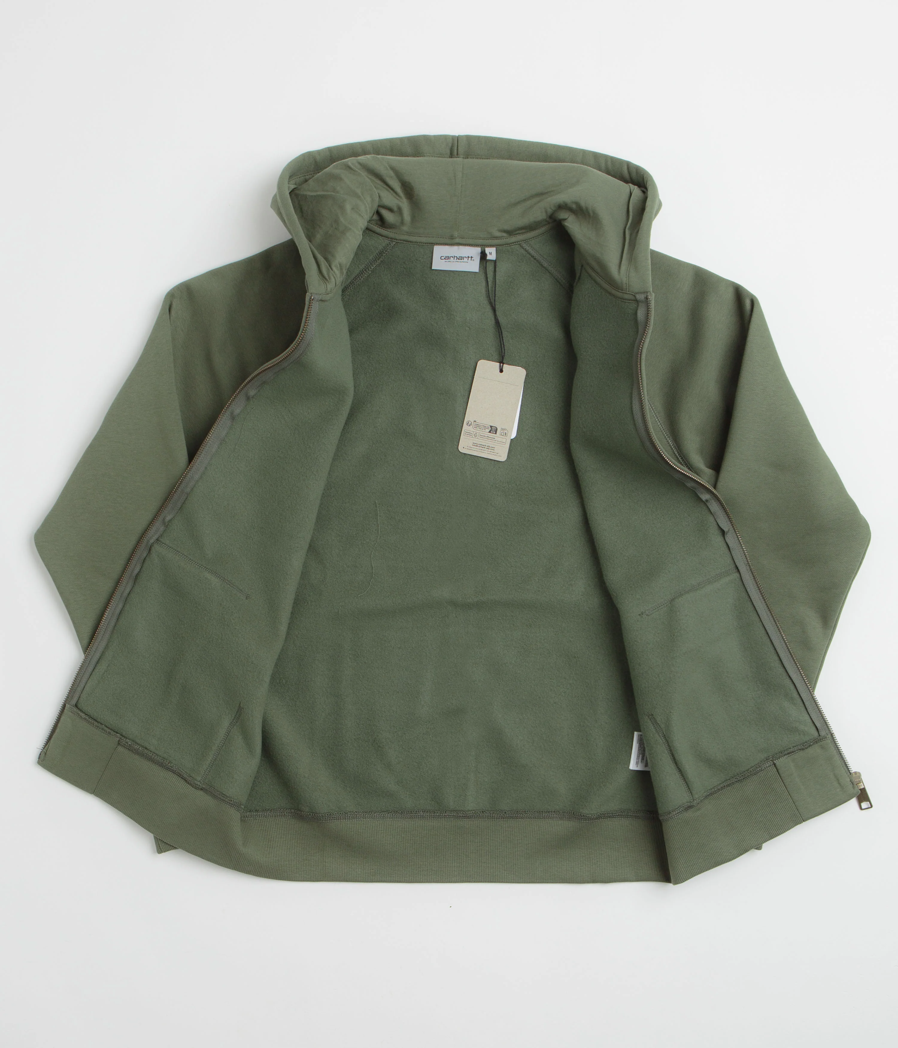 Carhartt Hooded Chase Jacket - Leaf / Gold - Image 2