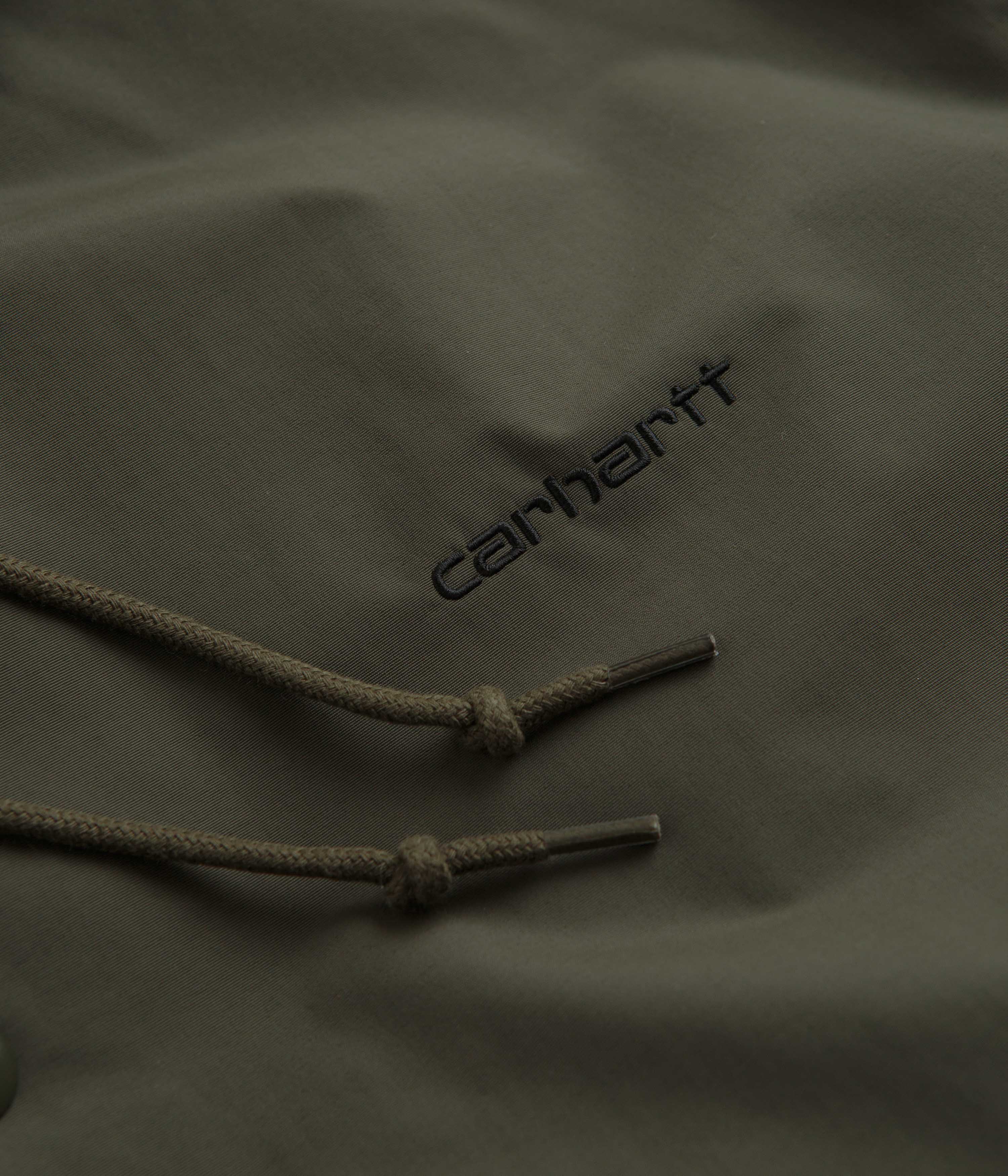 Carhartt Hooded Coach Jacket - Cypress / Black - Image 3