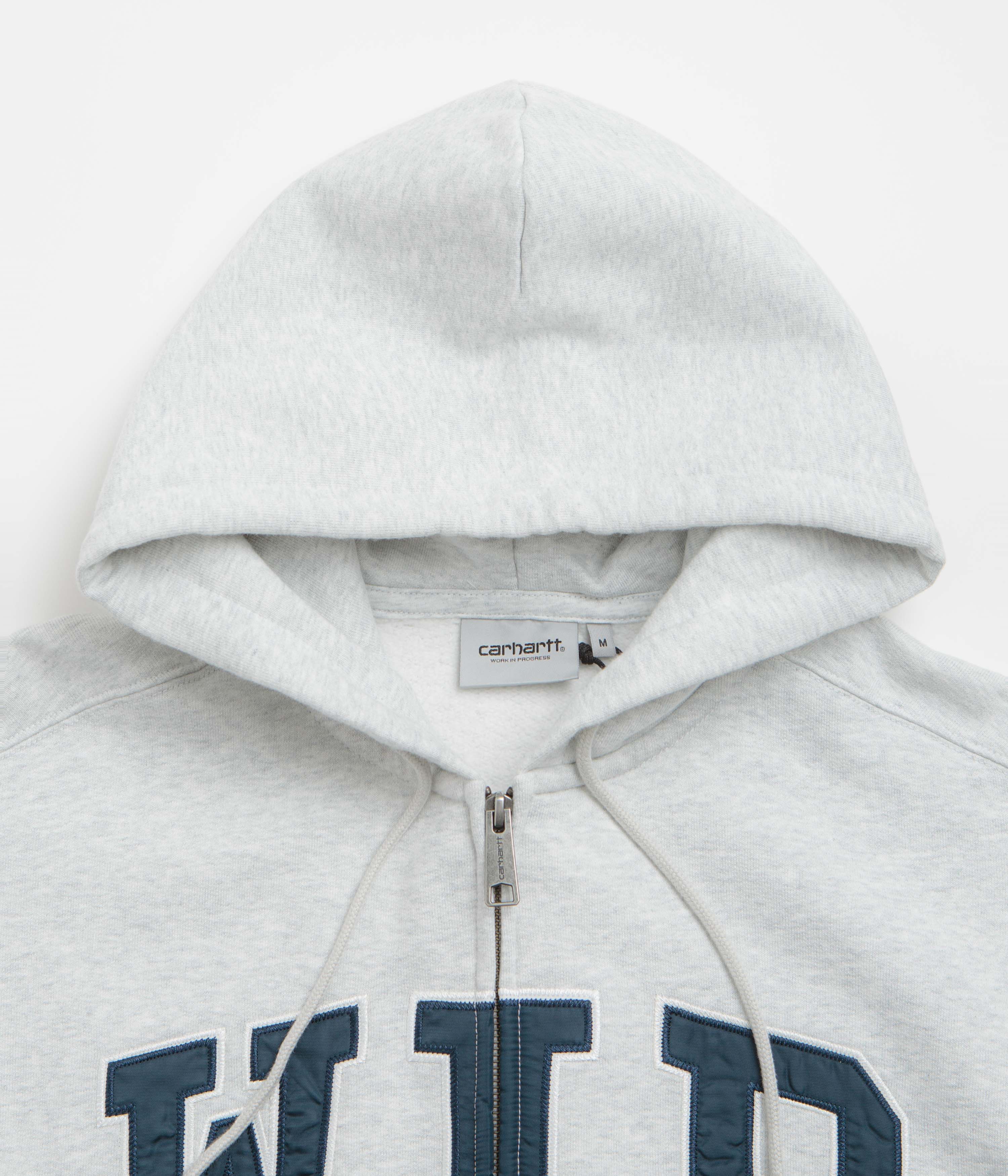 Carhartt Hooded Sweat Jacket - Ash Heather - Image 6