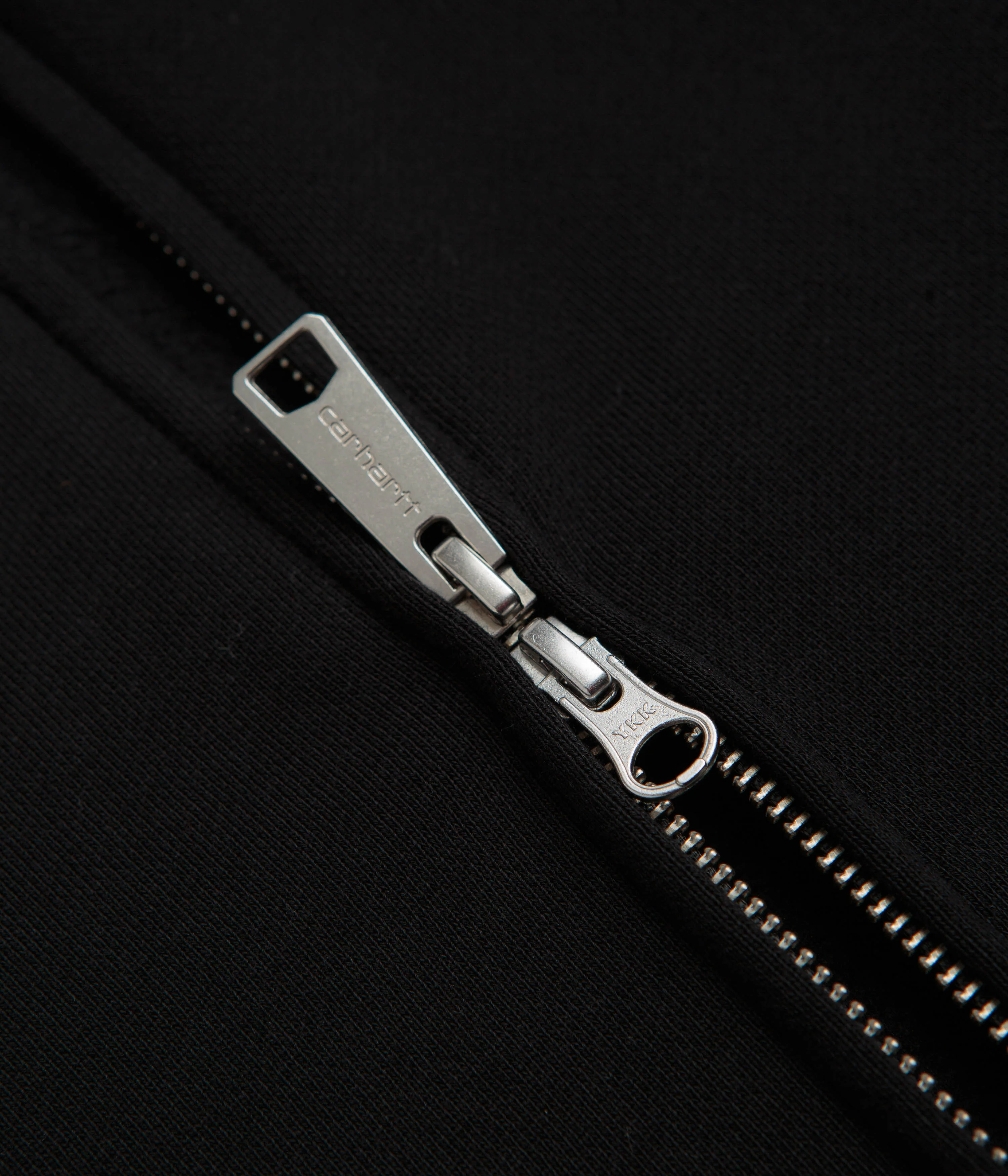 Carhartt Hooded WIP Label Sweat Jacket - Black - Image 5