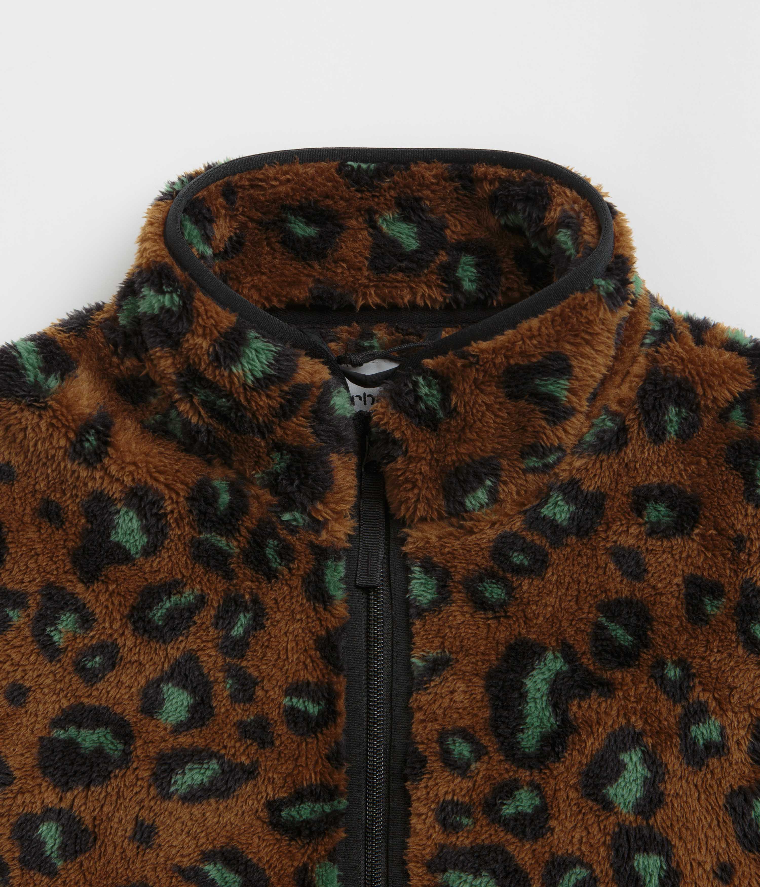 Carhartt Jebson Fleece - Camo Leo / Tamarind / Black - Image 4