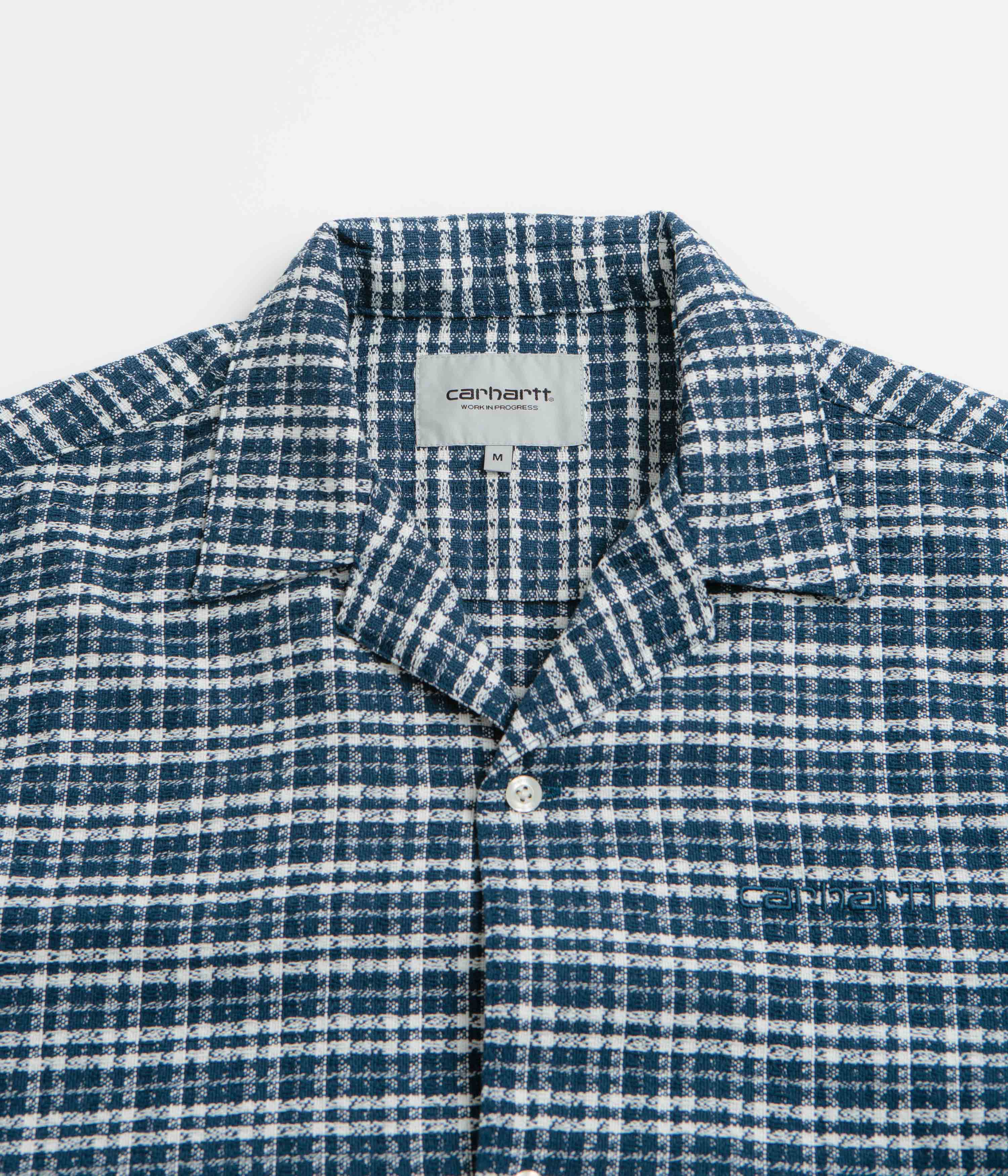 Carhartt Kander Short Sleeve Shirt - Kander Check / Blue River - Image 2