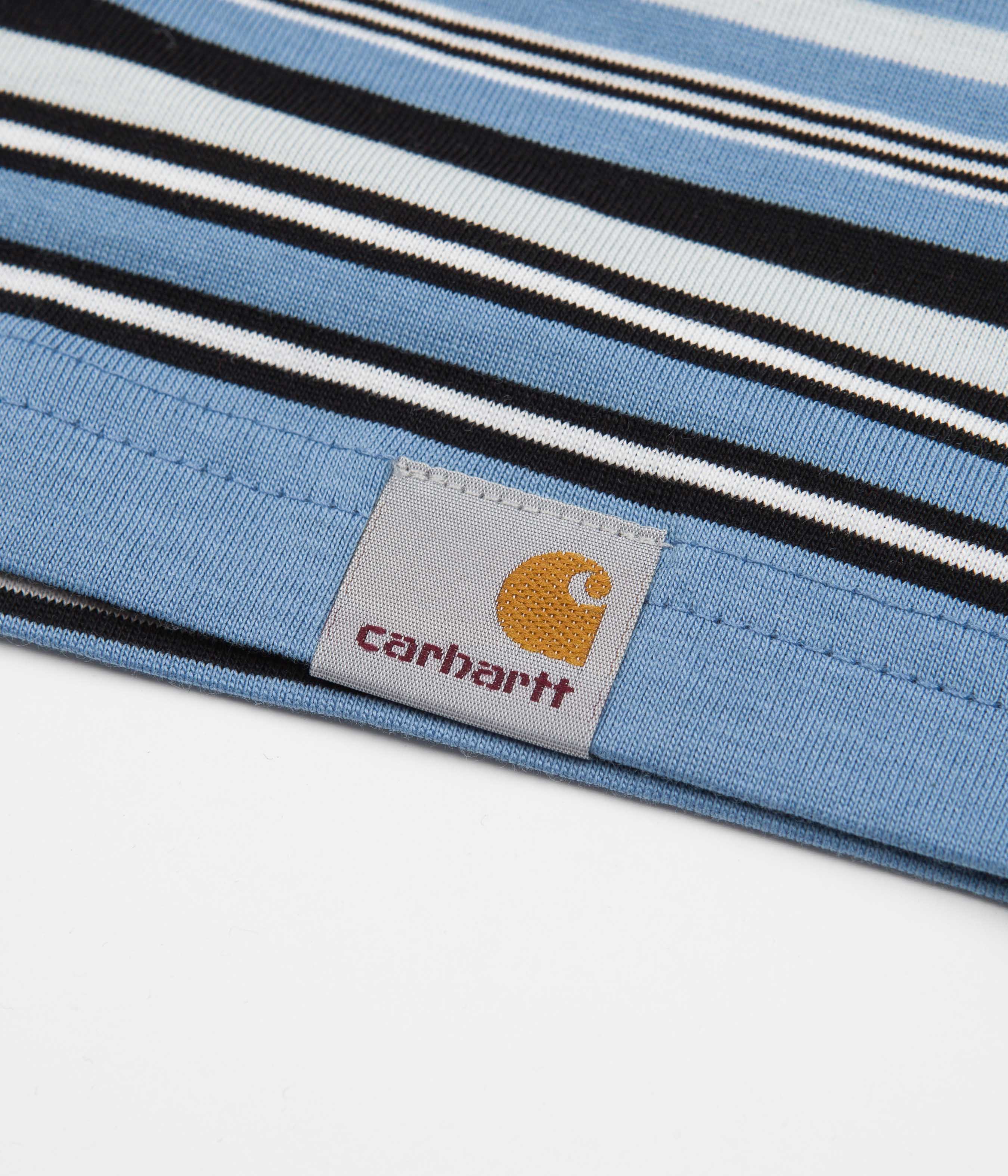Carhartt Lafferty T-Shirt - Lafferty Stripe / Piscine - Image 2