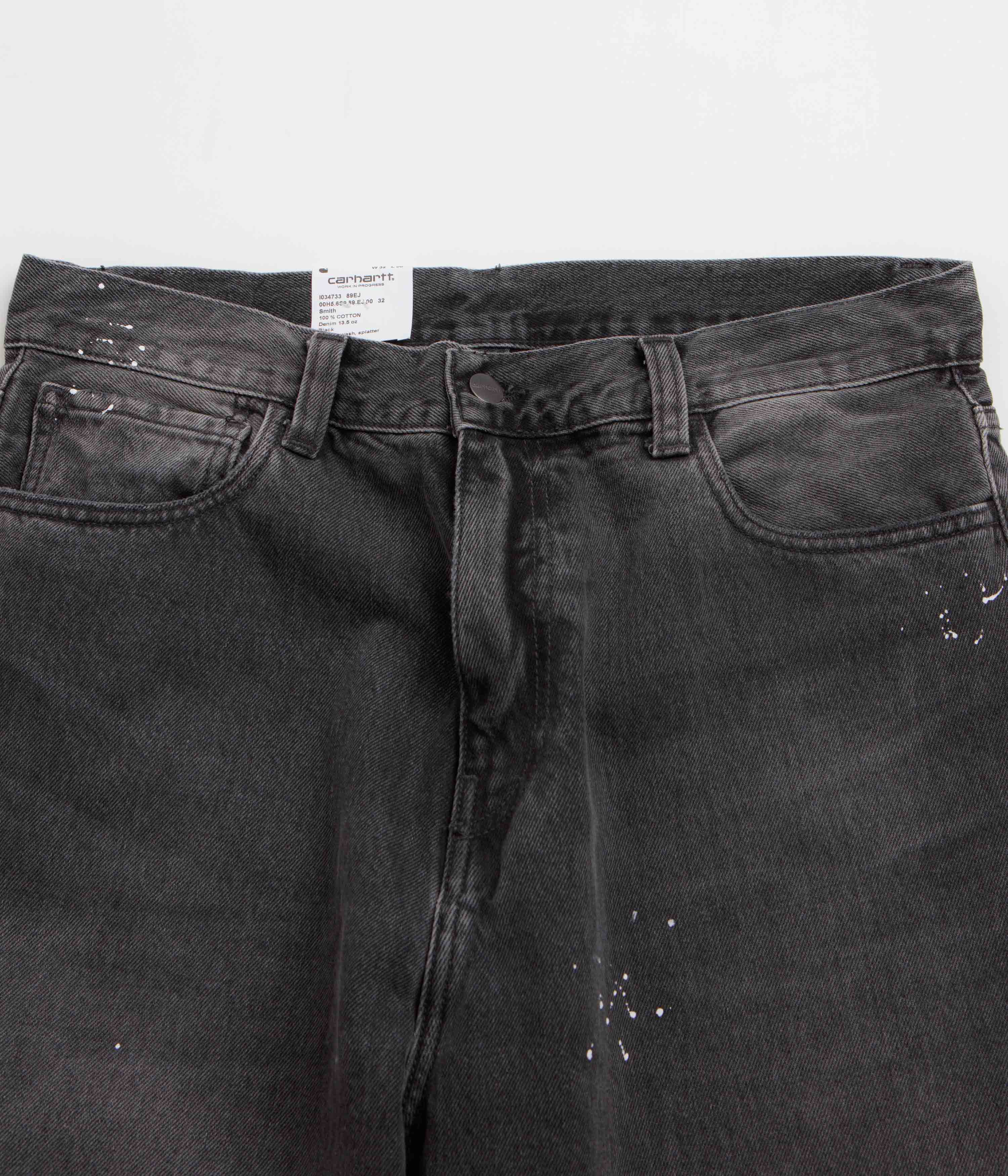 Carhartt Landon Pants - Black / Destroy Wash / Splatter - Image 4