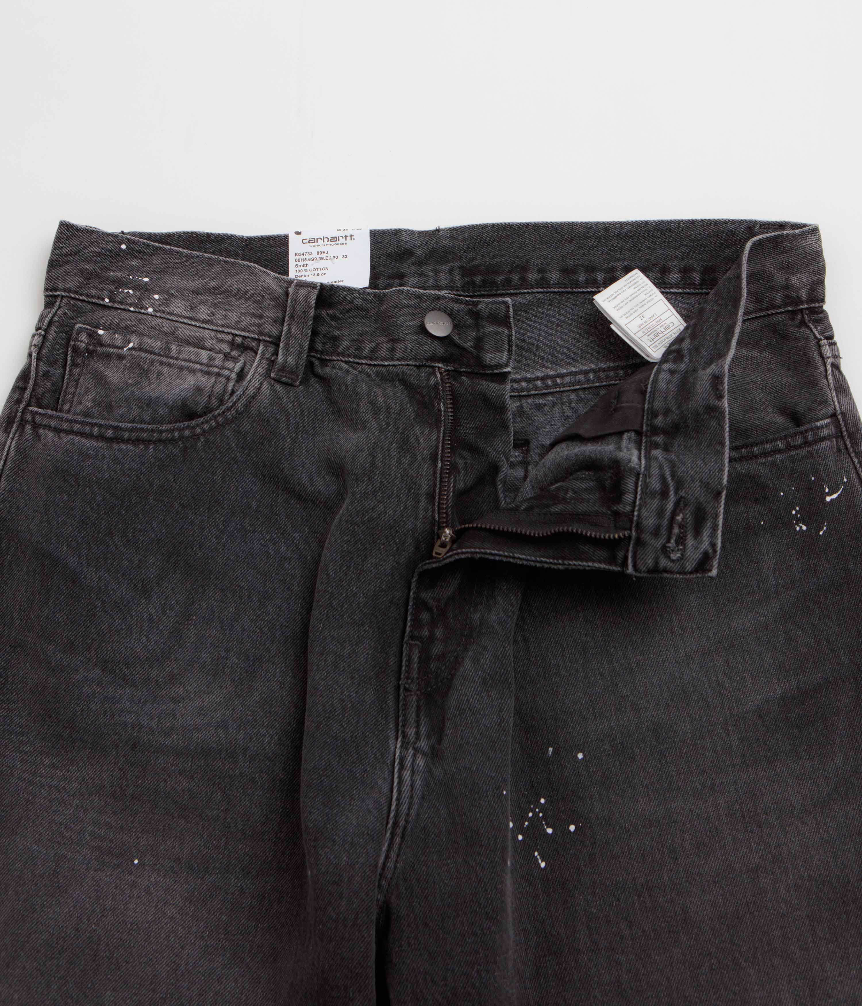 Carhartt Landon Pants - Black / Destroy Wash / Splatter - Image 6