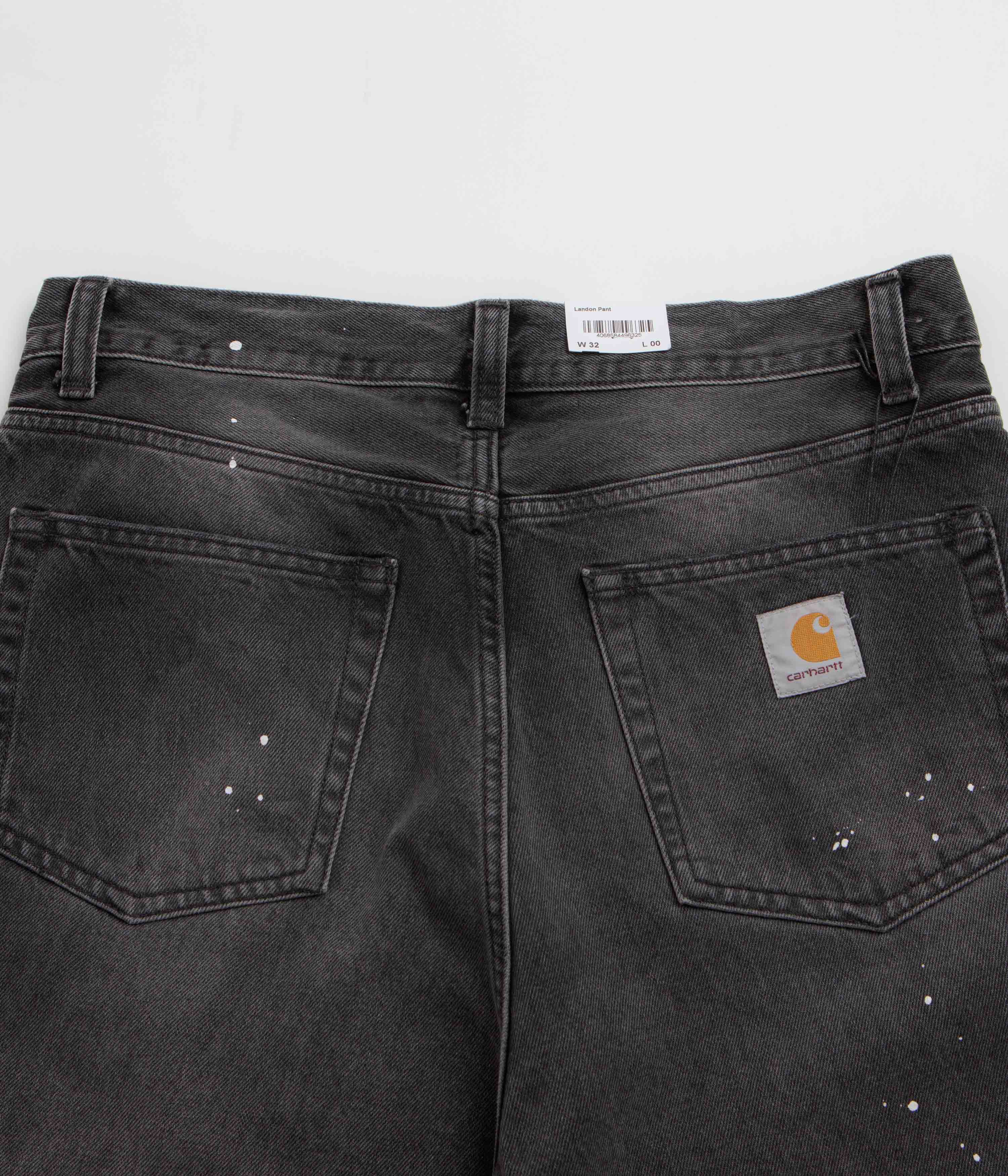 Carhartt Landon Pants - Black / Destroy Wash / Splatter - Image 7