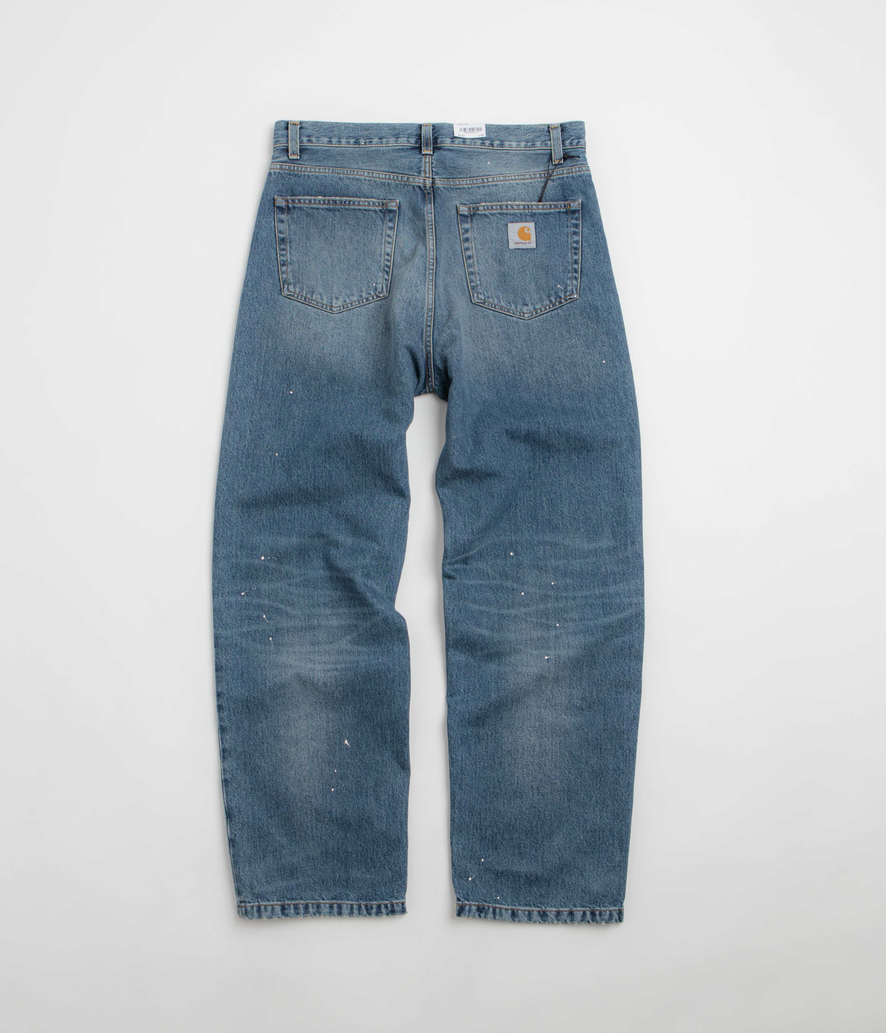 Carhartt Landon Pants - Blue / Destroy Wash / Splatter - Image 3