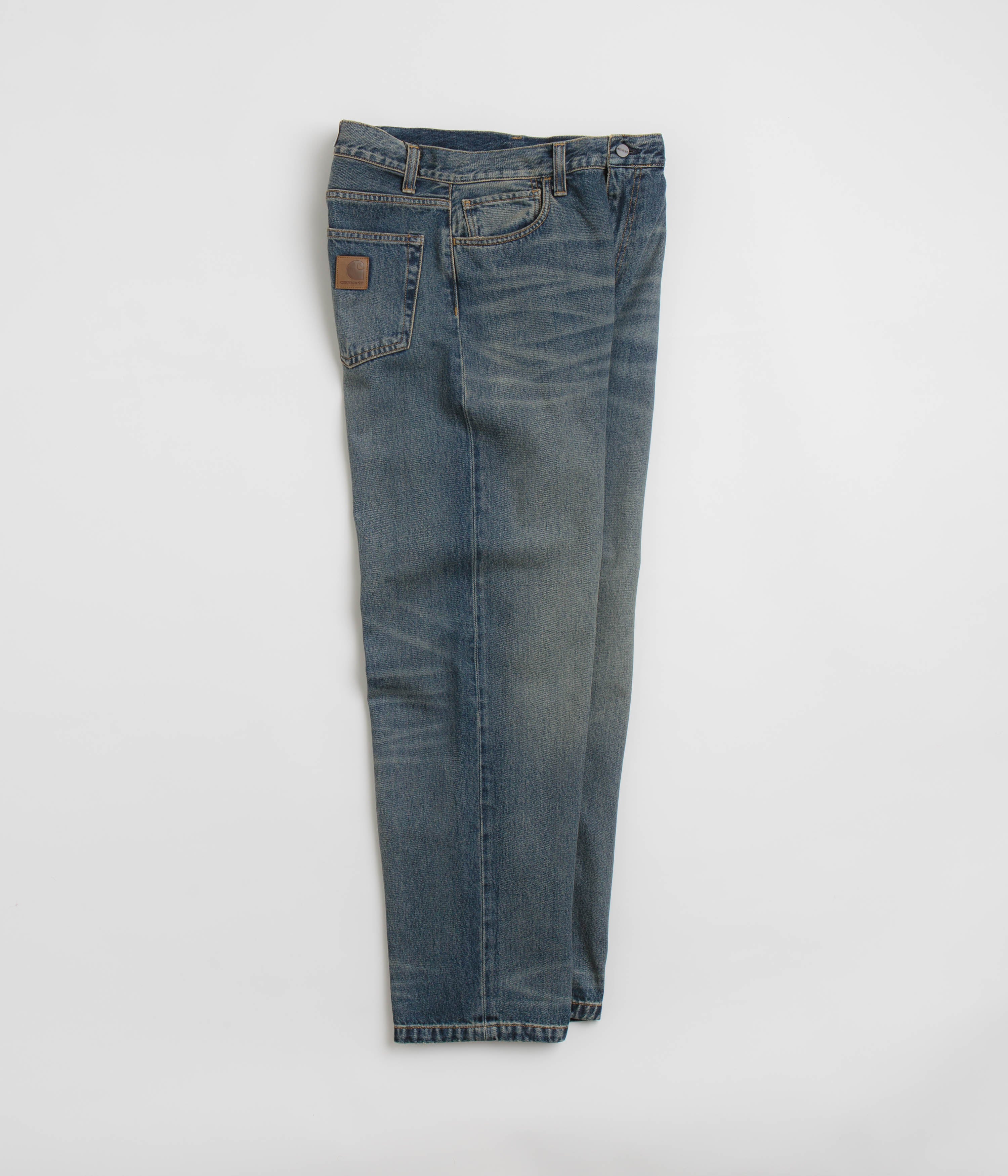 Carhartt Landon Pants - Blue Worn Used Wash - Image 2