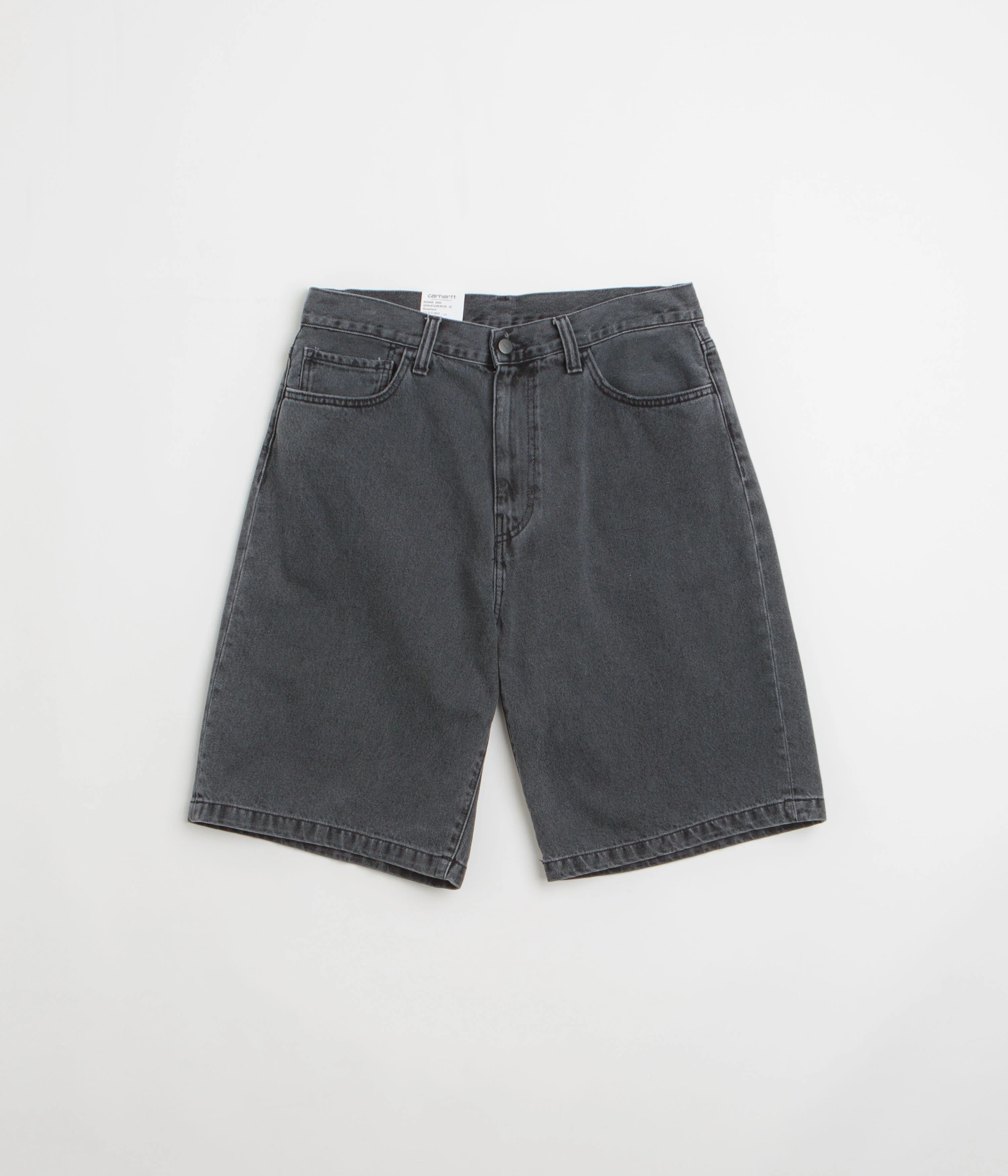 Carhartt Landon Shorts - Black Heavy Stone Wash