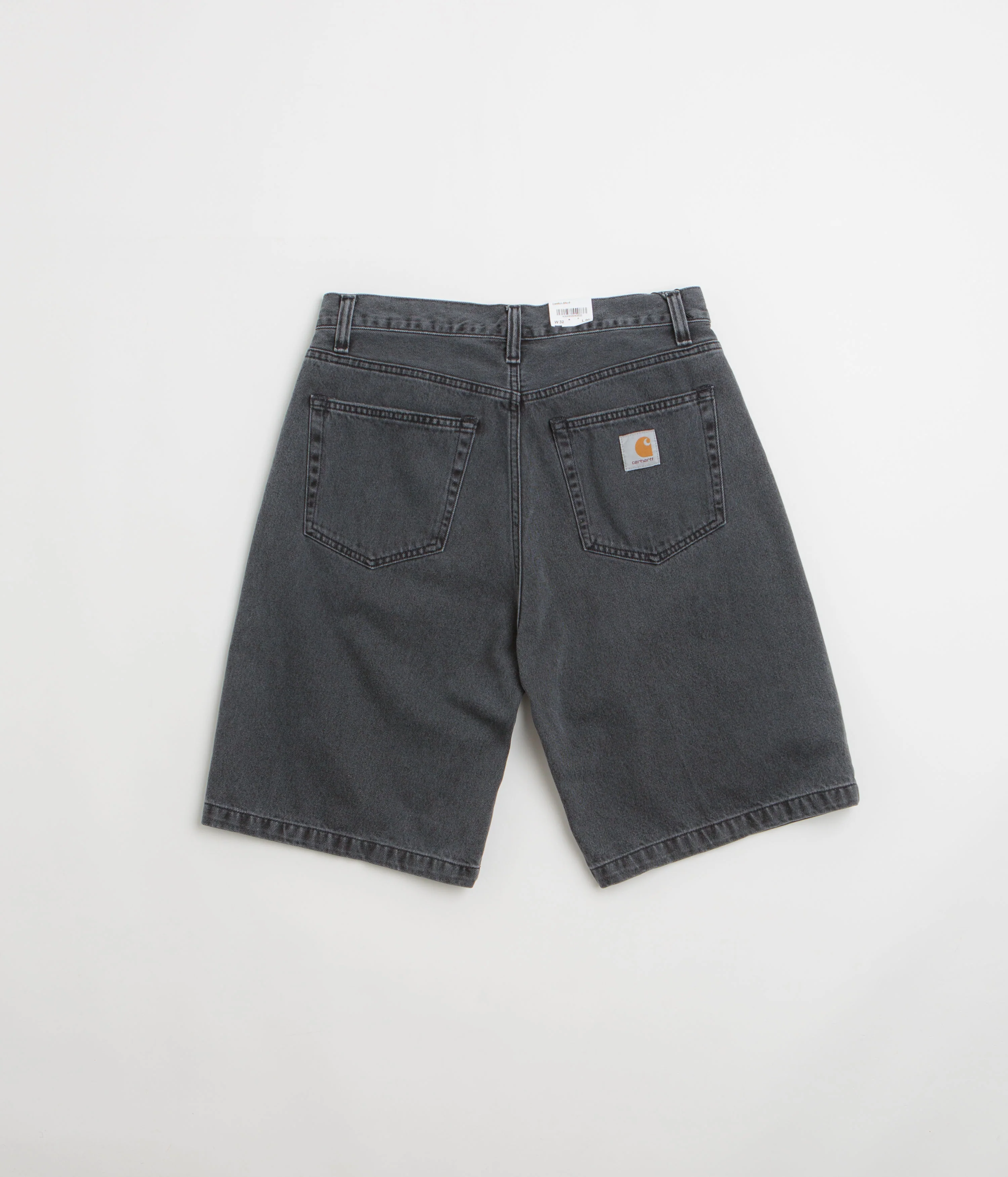 Carhartt Landon Shorts - Black Heavy Stone Wash - Image 3