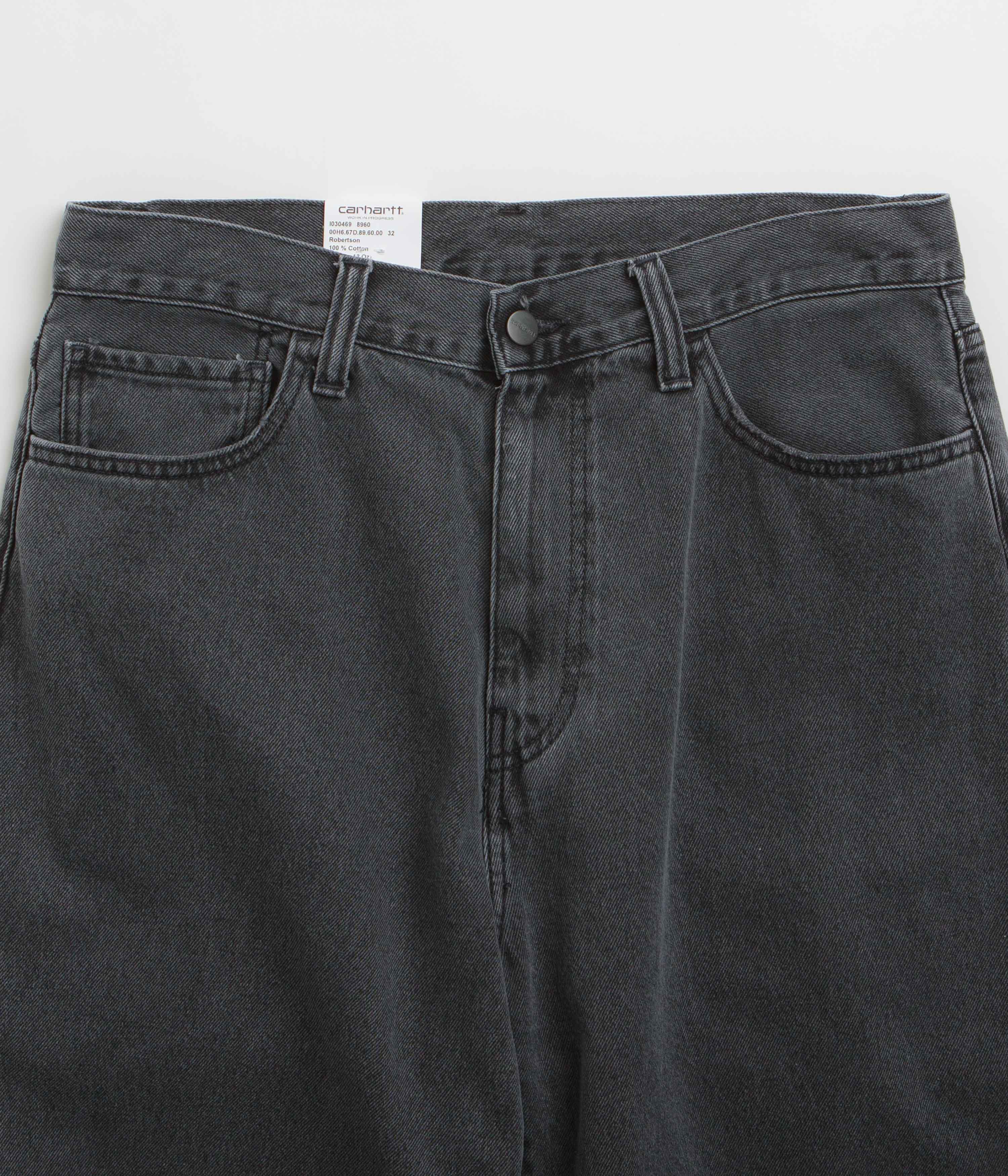 Carhartt Landon Shorts - Black Heavy Stone Wash - Image 4