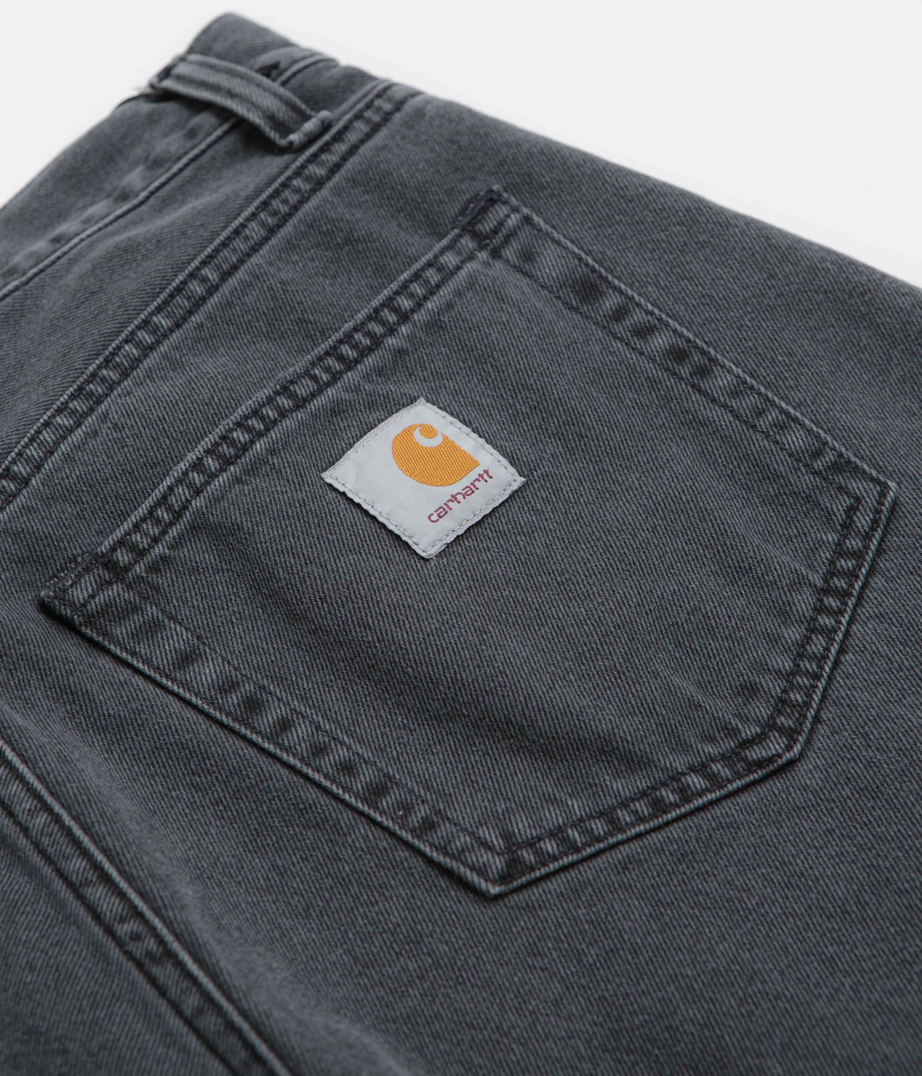 Carhartt Landon Shorts - Black Heavy Stone Wash - Image 7